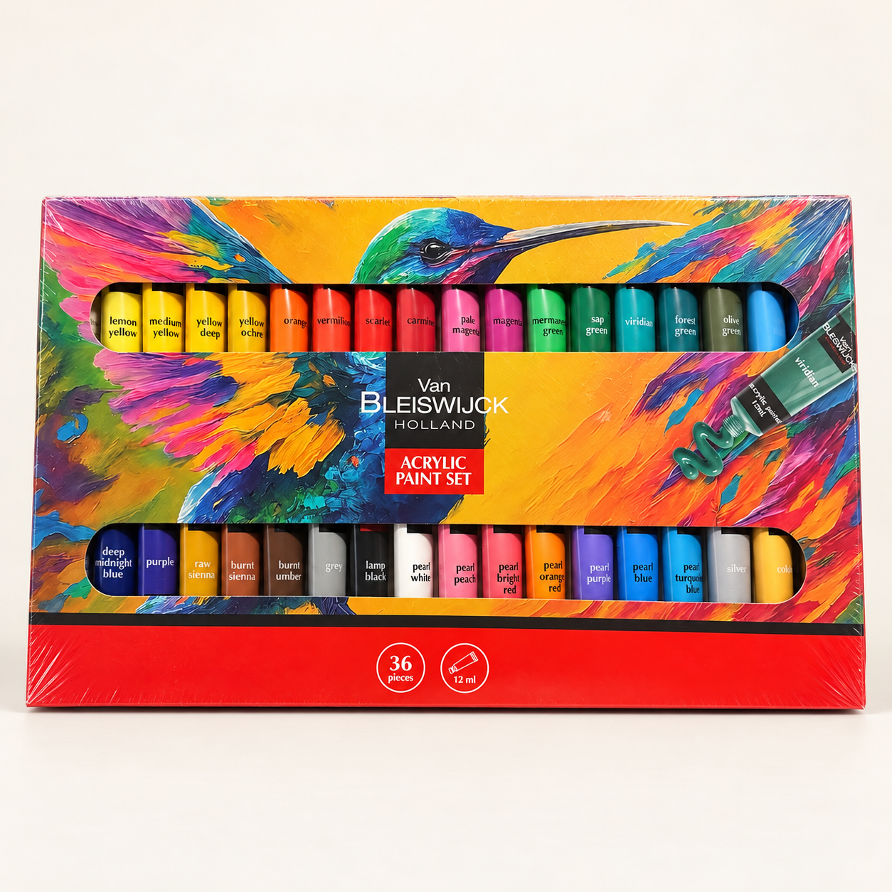 Van Bleiswijck Holland Acrylic Paint Set — 36 × 12 ml