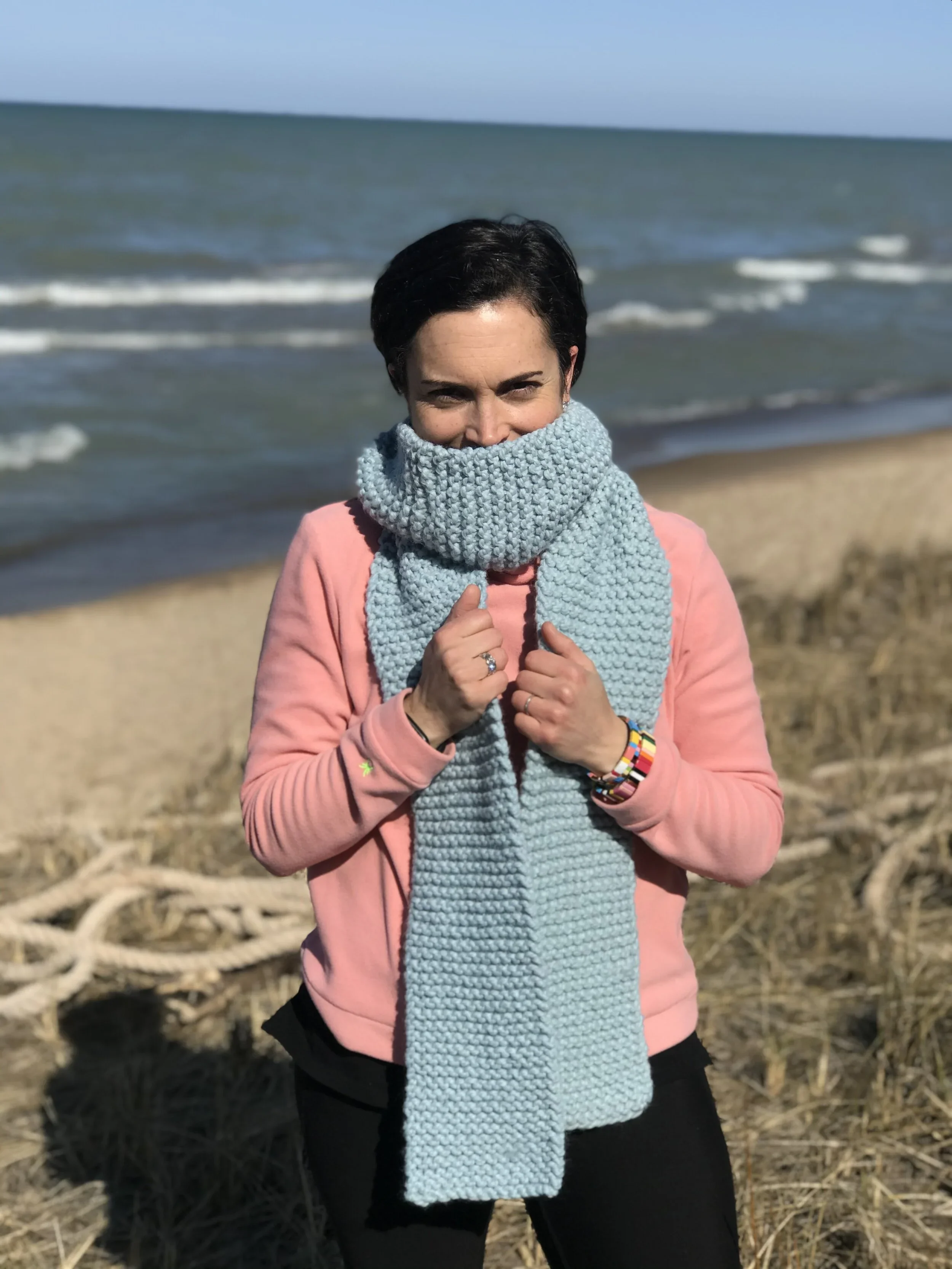 Learn How to Knit: New Spring Scarf Free Knitting Course