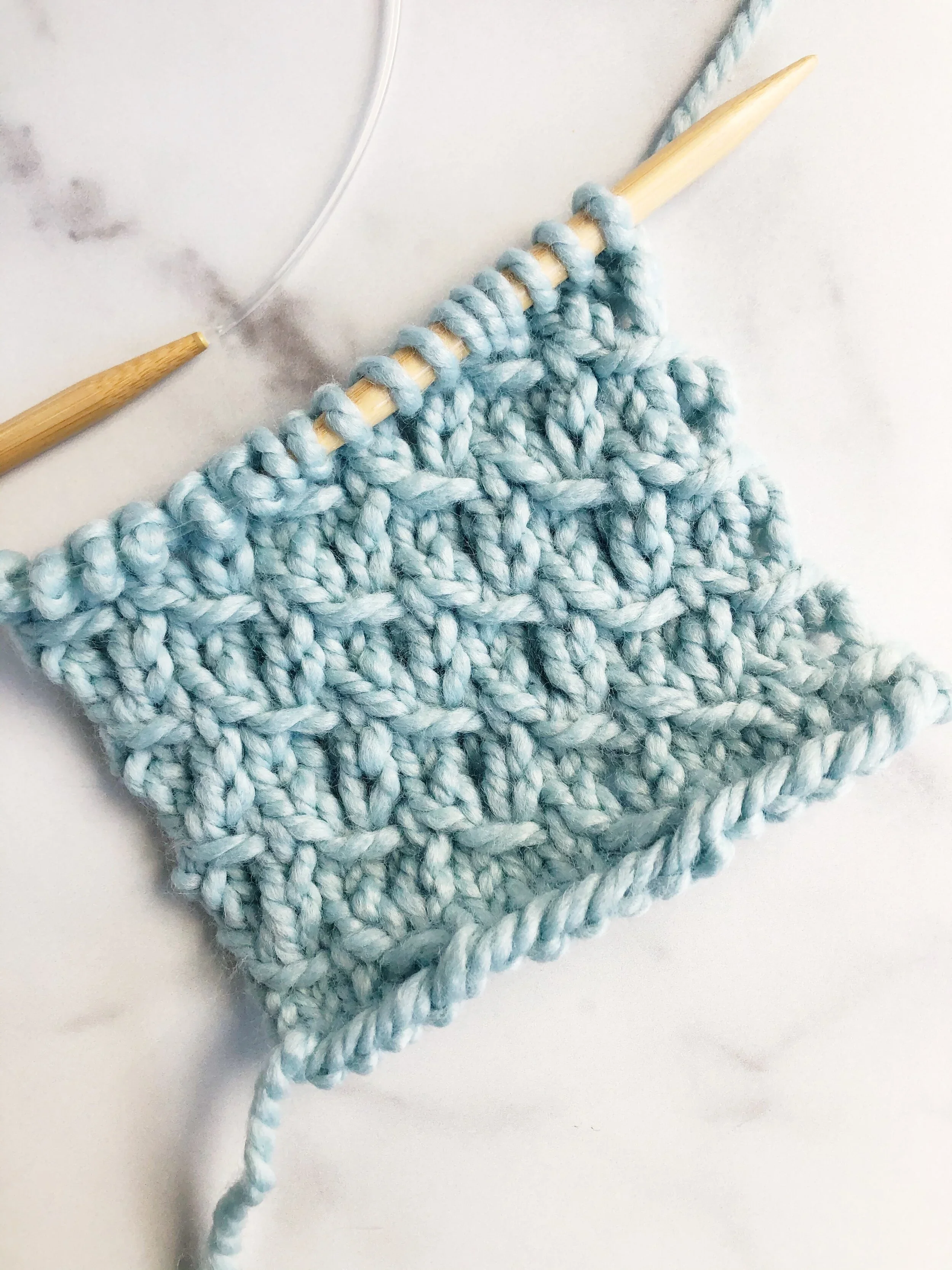 How to Knit the St. John’s Wort Knit Stitch