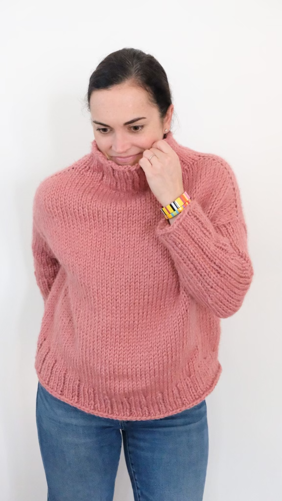 Knit an Easy Sweater in Any Gauge | Knitting Pattern | Find Me Waterside