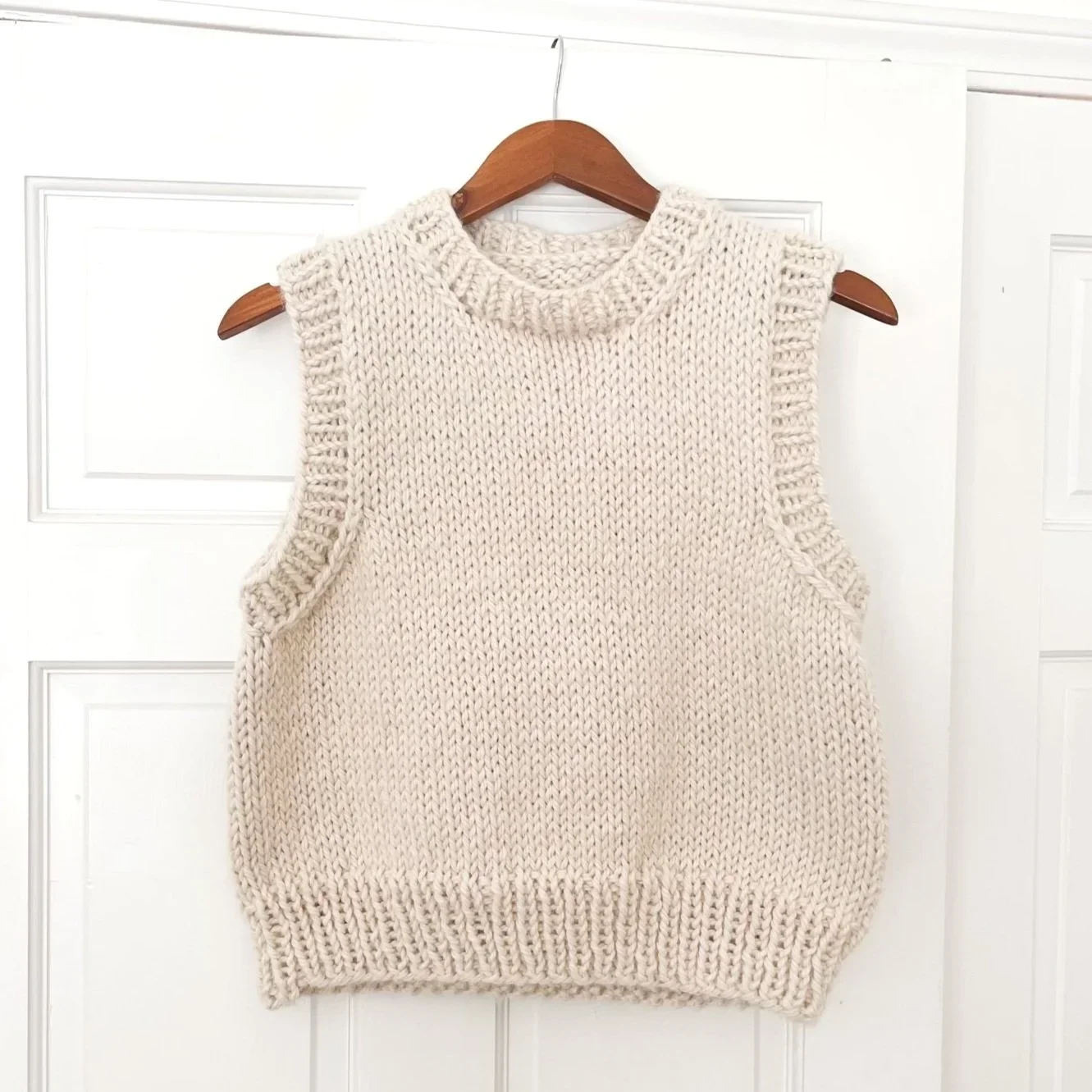 Sweater Vest Knitting Pattern + Tutorial | Open Trails Slipover