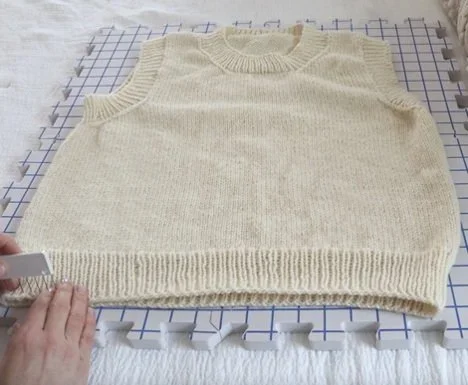How to Wet Block Your Knits