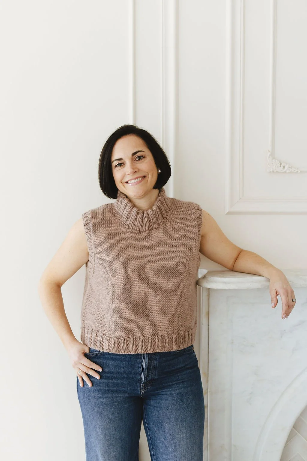 Chunky Vest Knitting Pattern | Willow Hill