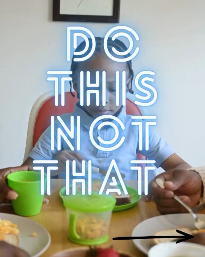 Do this NOT that: Mealtime Edition! 

If you are looking for Feeding Therapy on the Upper West Side of Manhattan, fill out the &lsquo;Contact Us&rsquo; box through our website (link in bio) to schedule your free 15 minute consultation!
.
.
.
.
.
#Fee