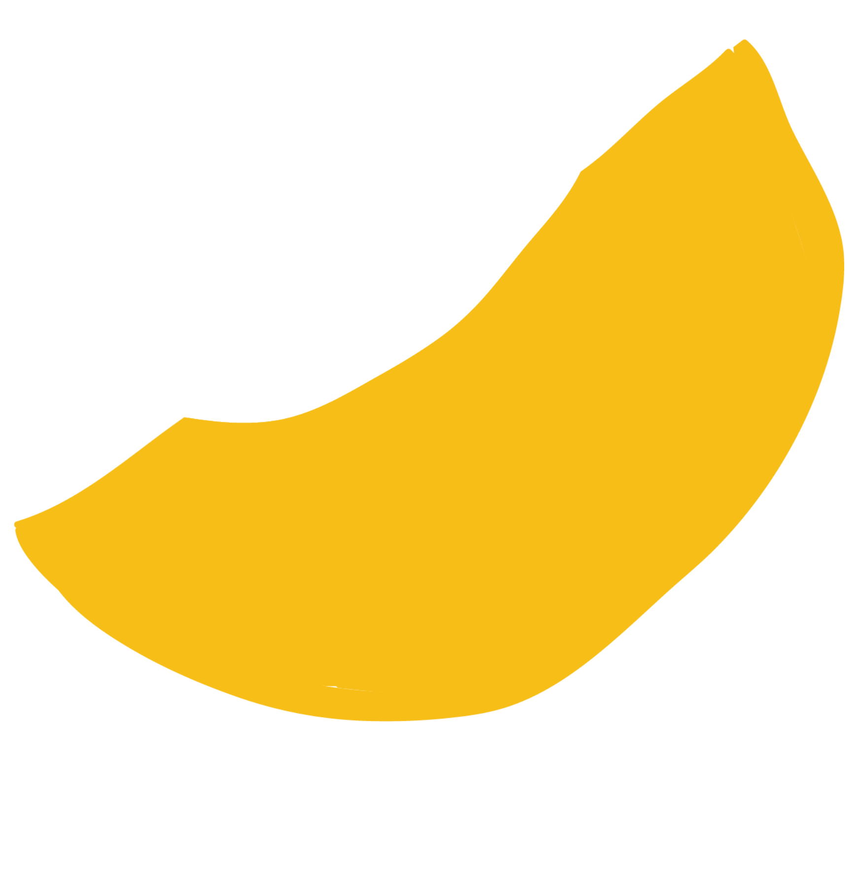 A simplified graphic illustration of a mango, graphic for Sprout Feeding Therapy.