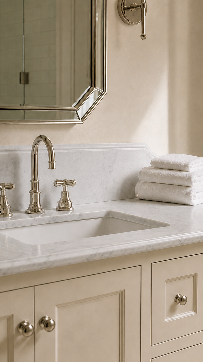 Traditional Clean Bathroom