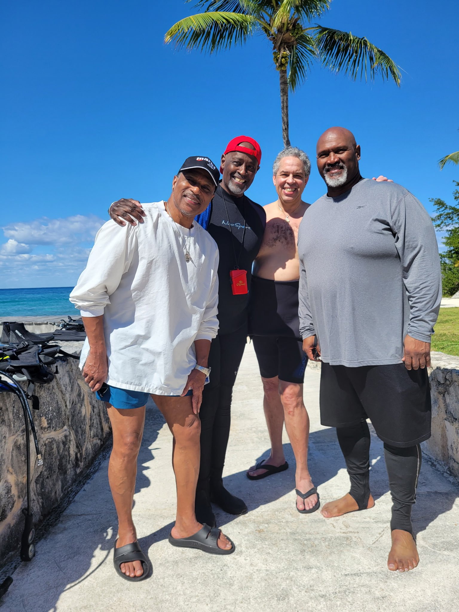 Ricky "Pretty Rickey" Hill,
Eric "Rooster" Moore,
Craig "White Tornado" Thomas,
Perry "Big Papi" Crenshaw