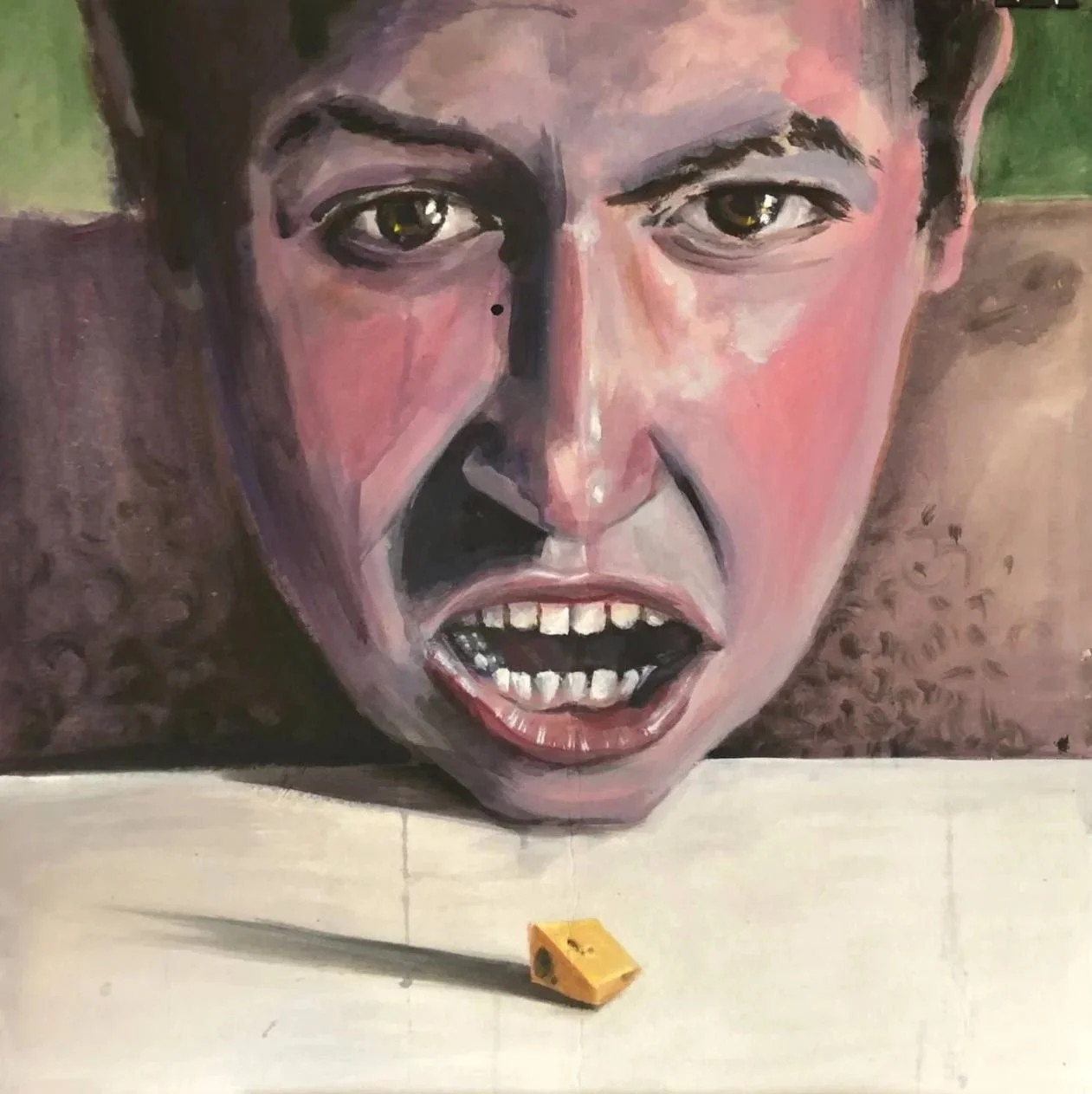 "Gouda" Acryl on cardboard" (60x80) 2021