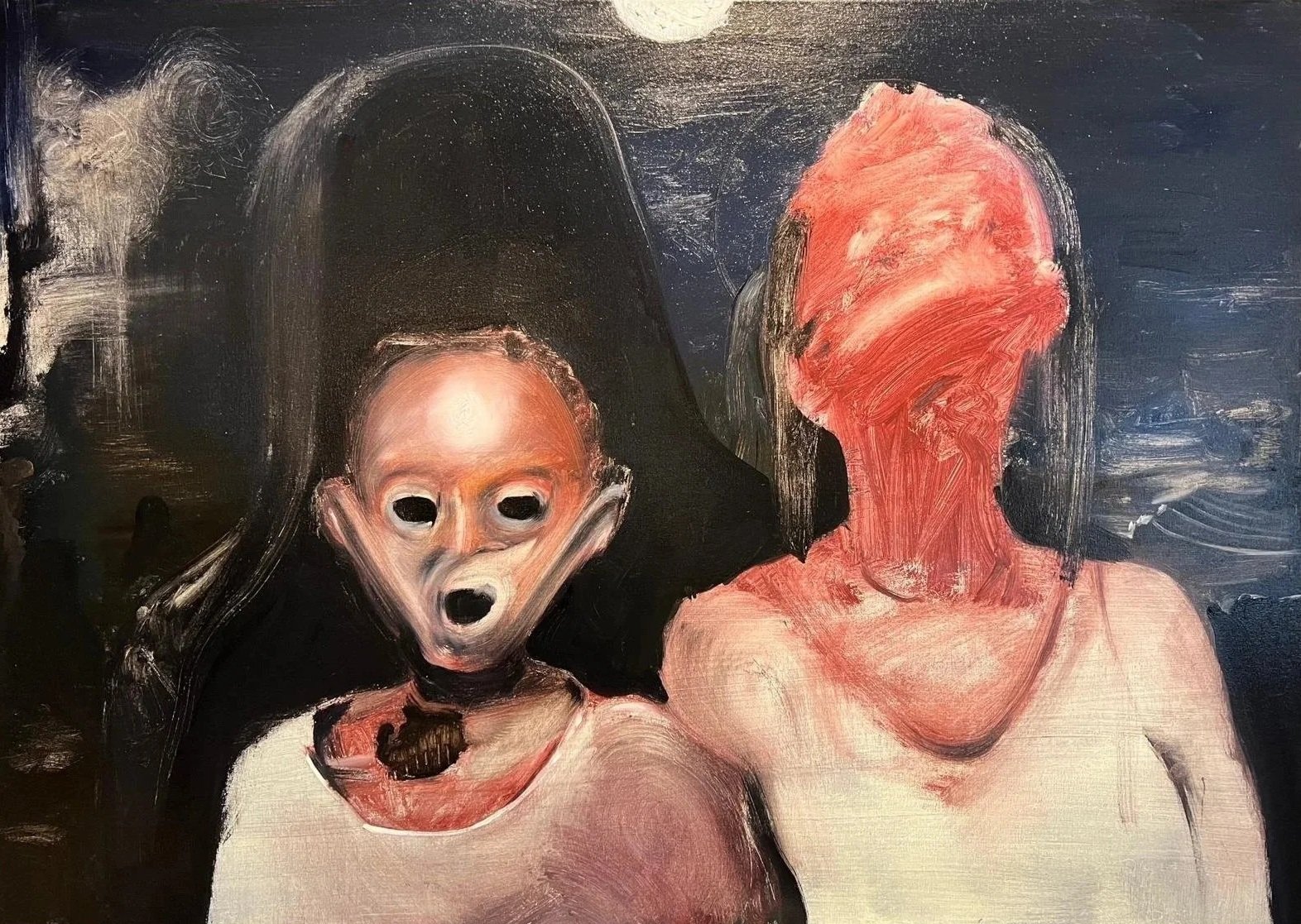 "No title" Oil on canvas (90x60) 2021