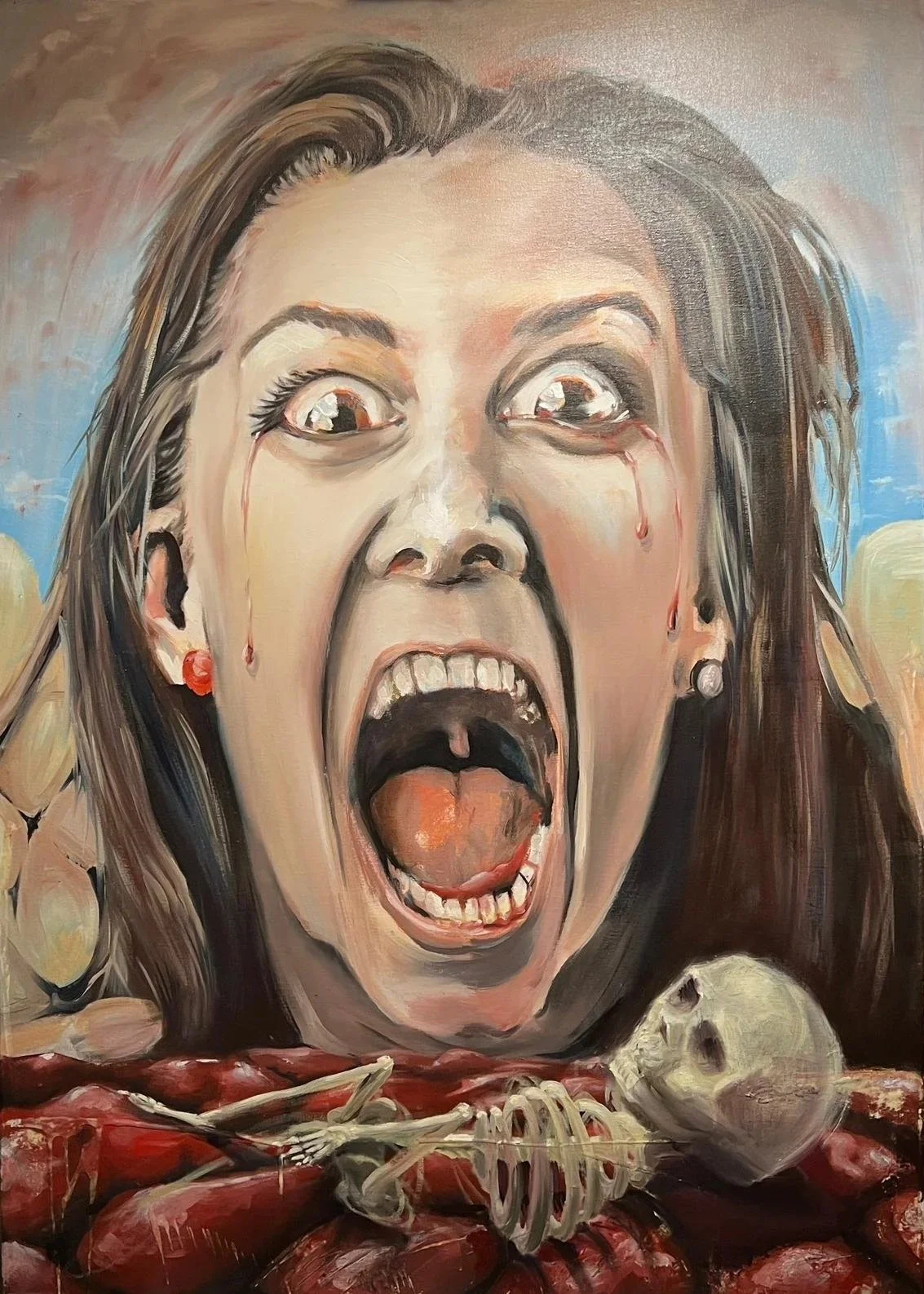 "No title" Oil on canvas (70x140) 2020