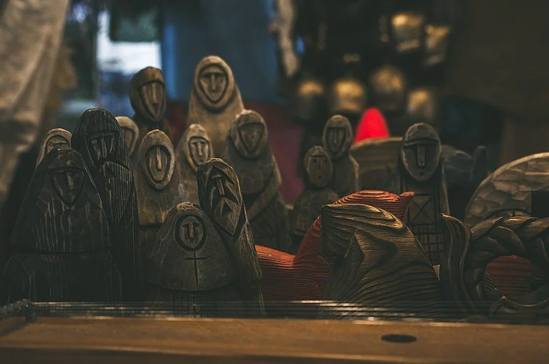 Traditional Northern Russian wooden dolls
Source: Wikicommons