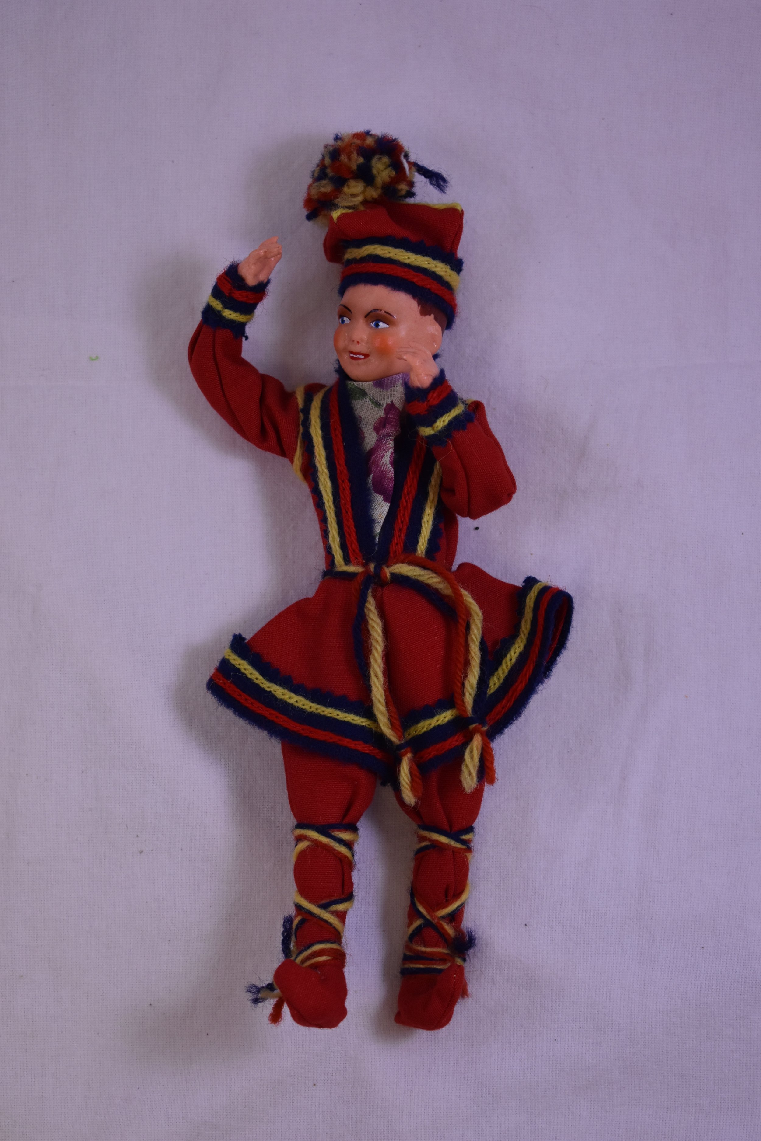 Finnish doll, wearing traditional Sami costume