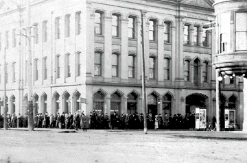 The Victoria Theatre at Douglas and View opened 
in 1885 replacing the Theatre Royal
(Image courtesy of the BC Archives)