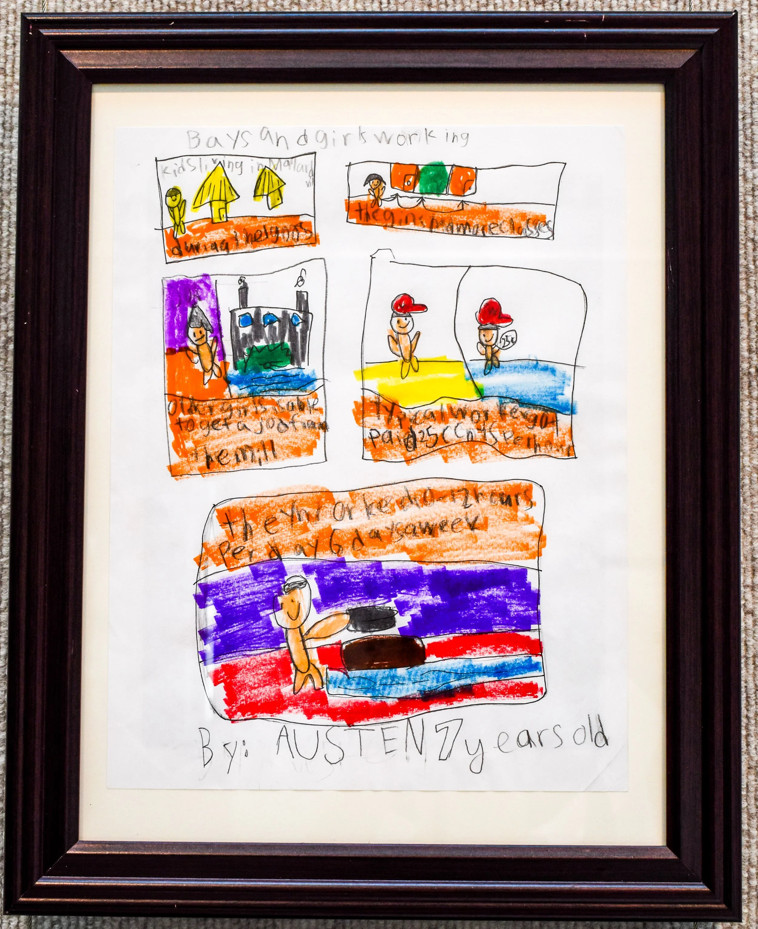 Boys and Girls Working by Na Zhou