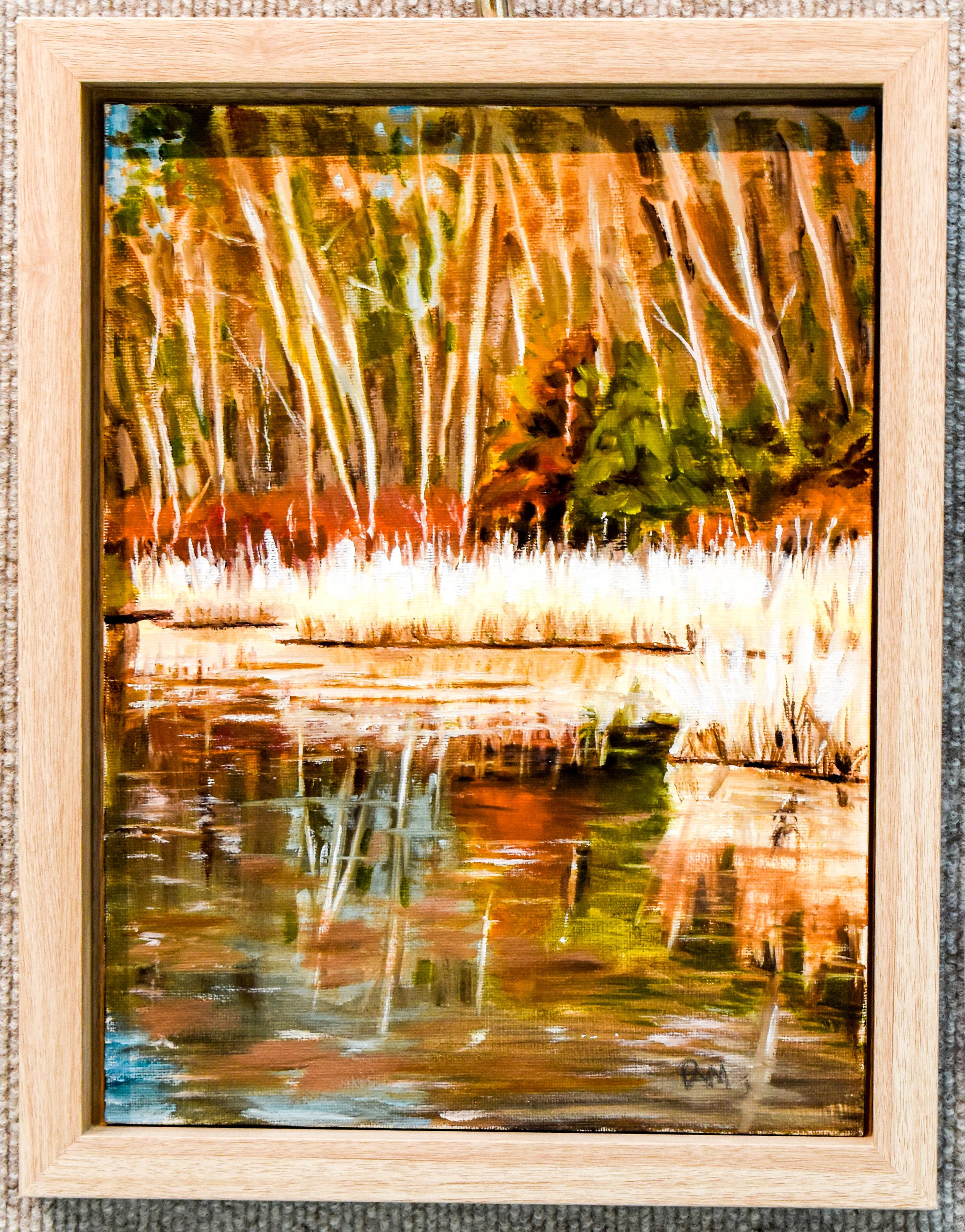 Como Lake Reeds by Pamela Kellet