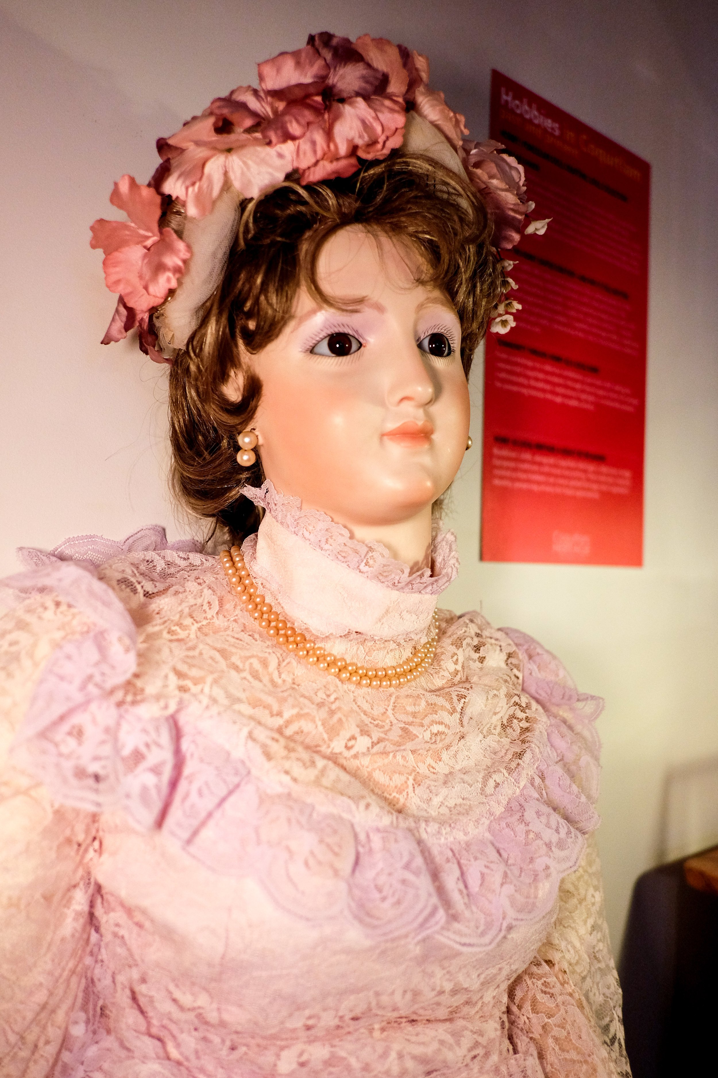 Porcelain dolls are dolls made partially or entirely out of bisque porcelain. The earliest European porcelain dolls were China dolls made primarily in Germany between 1840 and 1880. These dolls have heads made of bisque, either tinted (glazed china) 