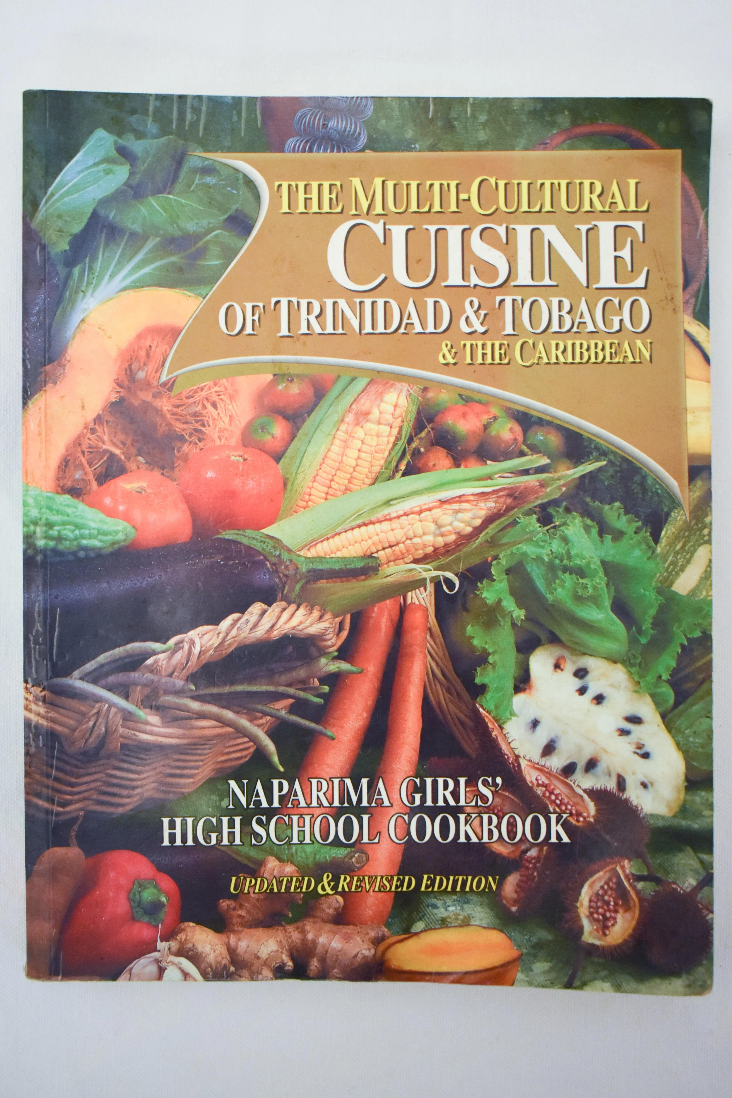 One of Mel’s cookbooks from the Caribbean highlighting some of the region’s diverse and delicious dishes.