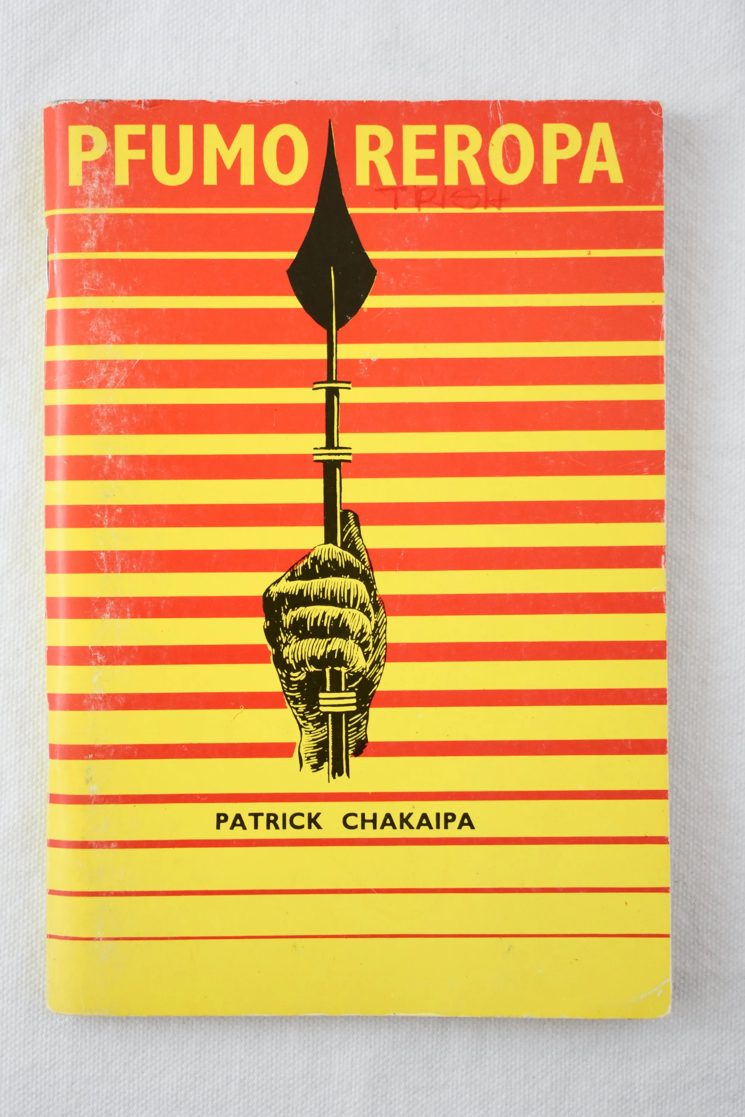 Another work of fiction in Shona, written by Patrick Chaikapa, who was the first Roman Catholic Archbishop in Zimbabwe. The book tells the story of a tribal chief who manipulates traditional systems of power to his own advantage, thus depicting the d