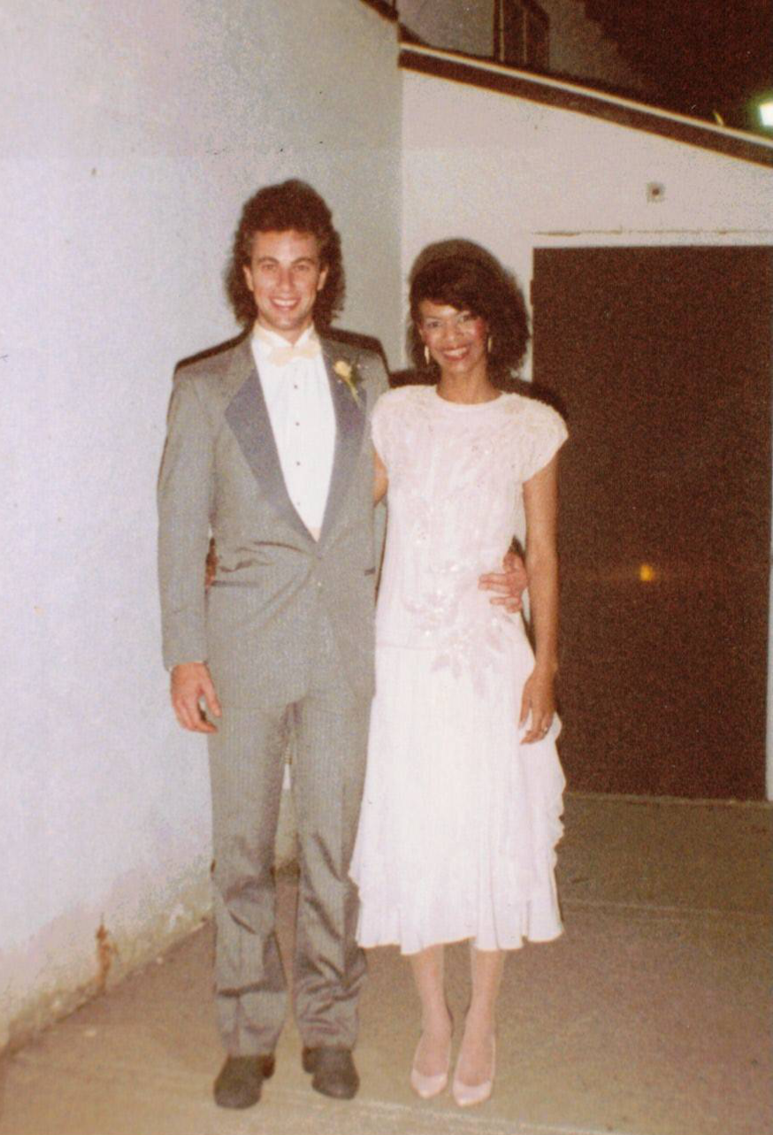 Candace and her future husband Jeff.