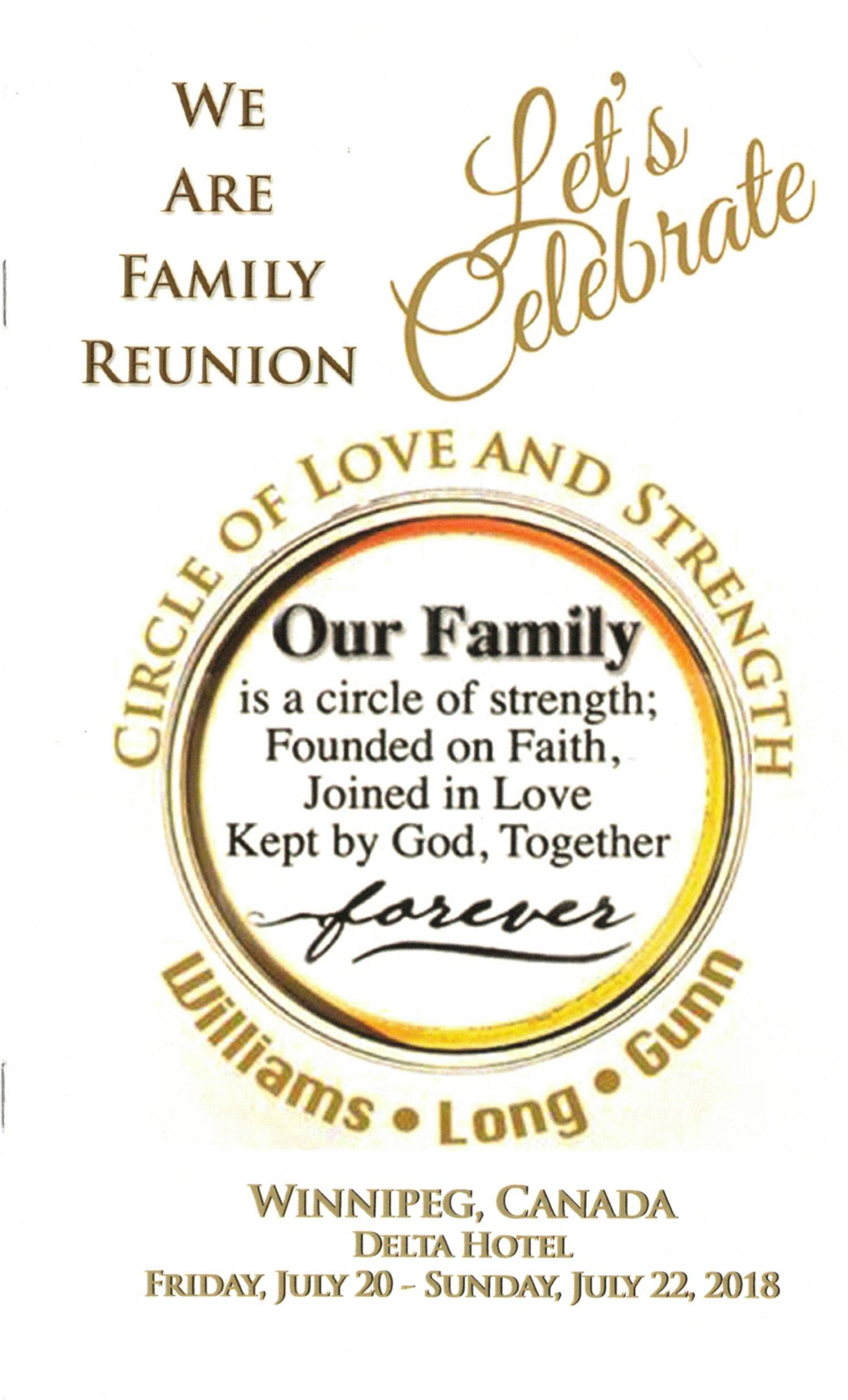 family reunion program 1