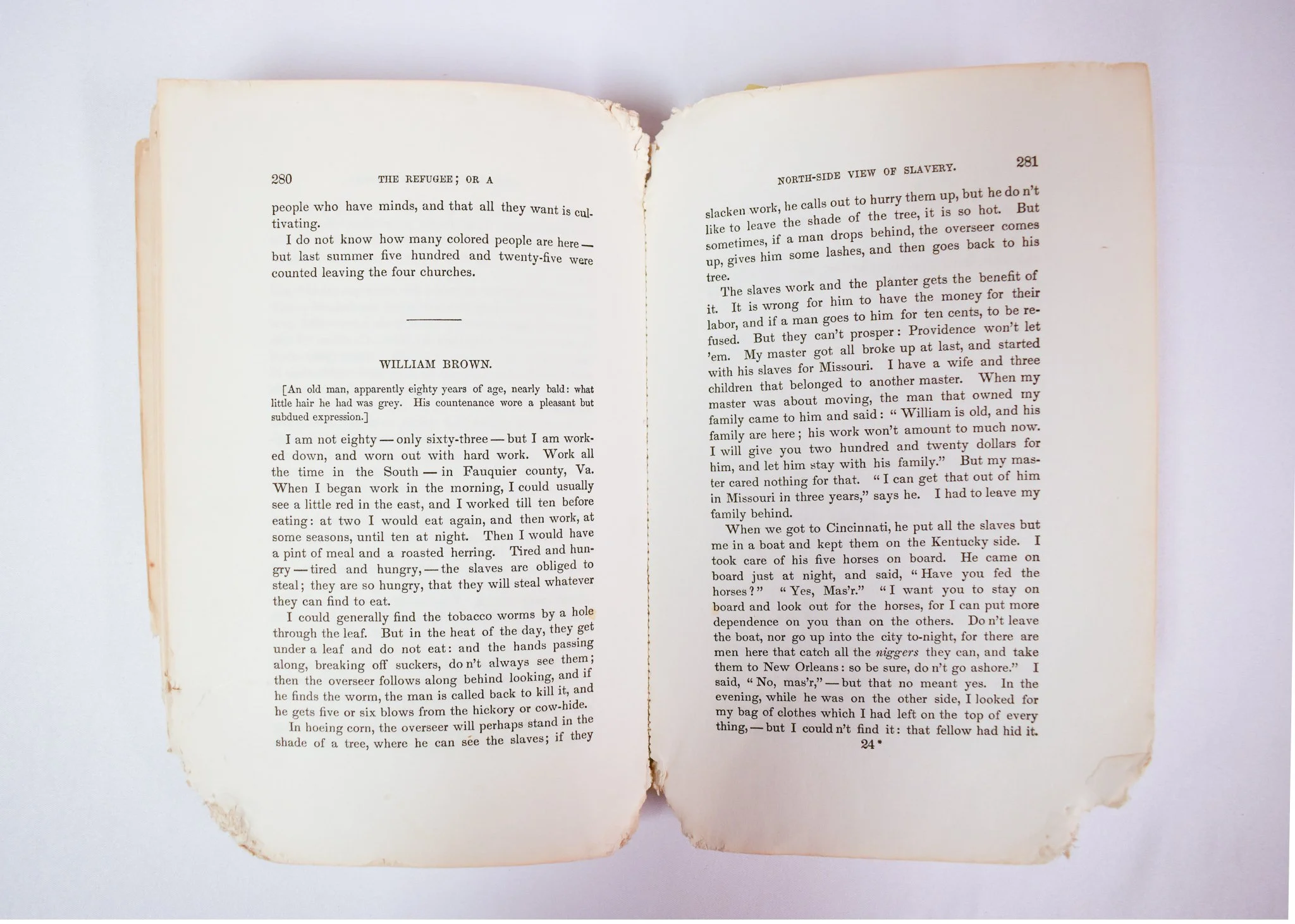 The story of William Brown, one of Candace’s ancestors, who was a slave that escaped to Canada in the 1870’s.