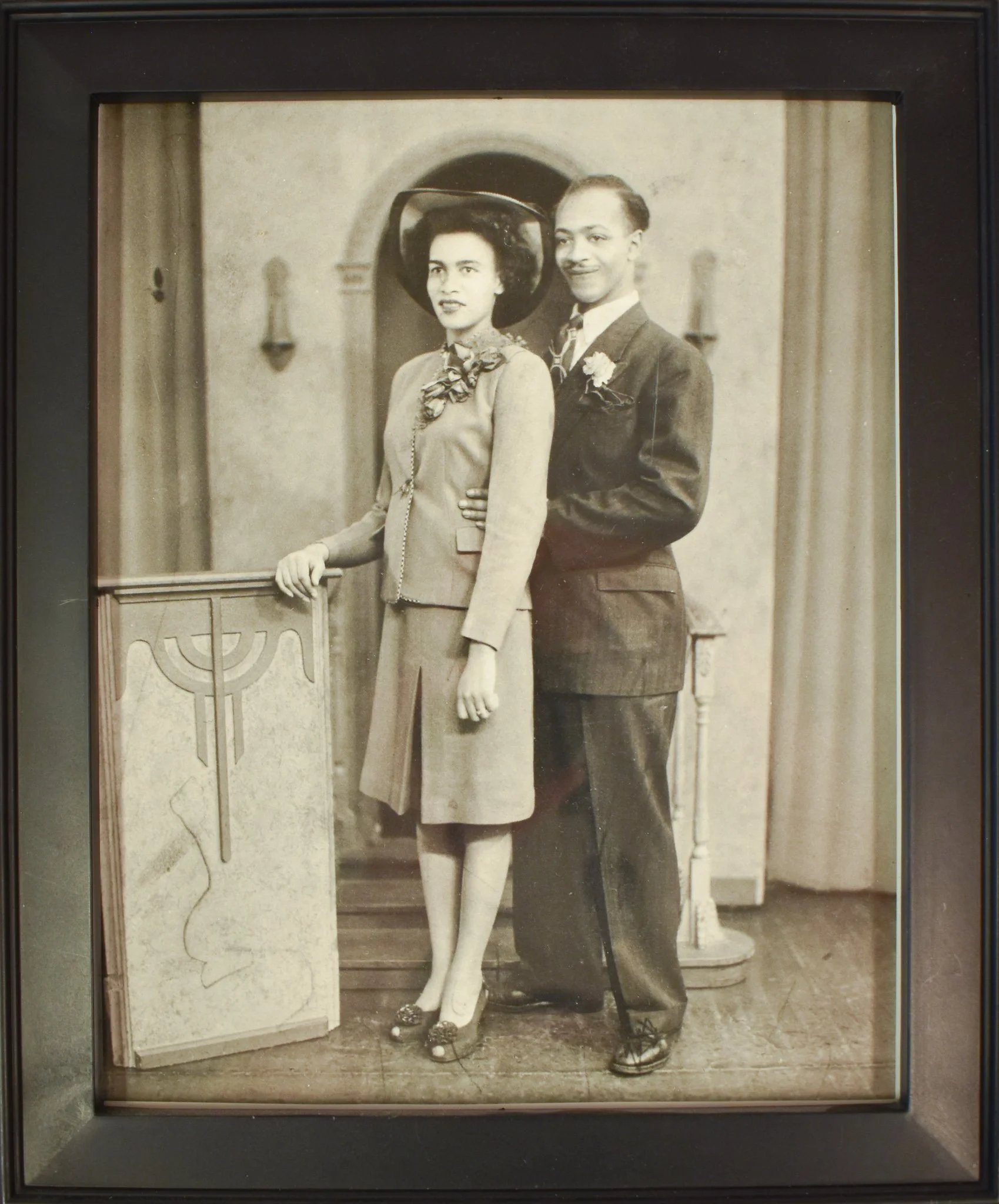 Portrait of Candace’s parents on their wedding day, circa 1950. Photo most likely taken in Winnipeg.