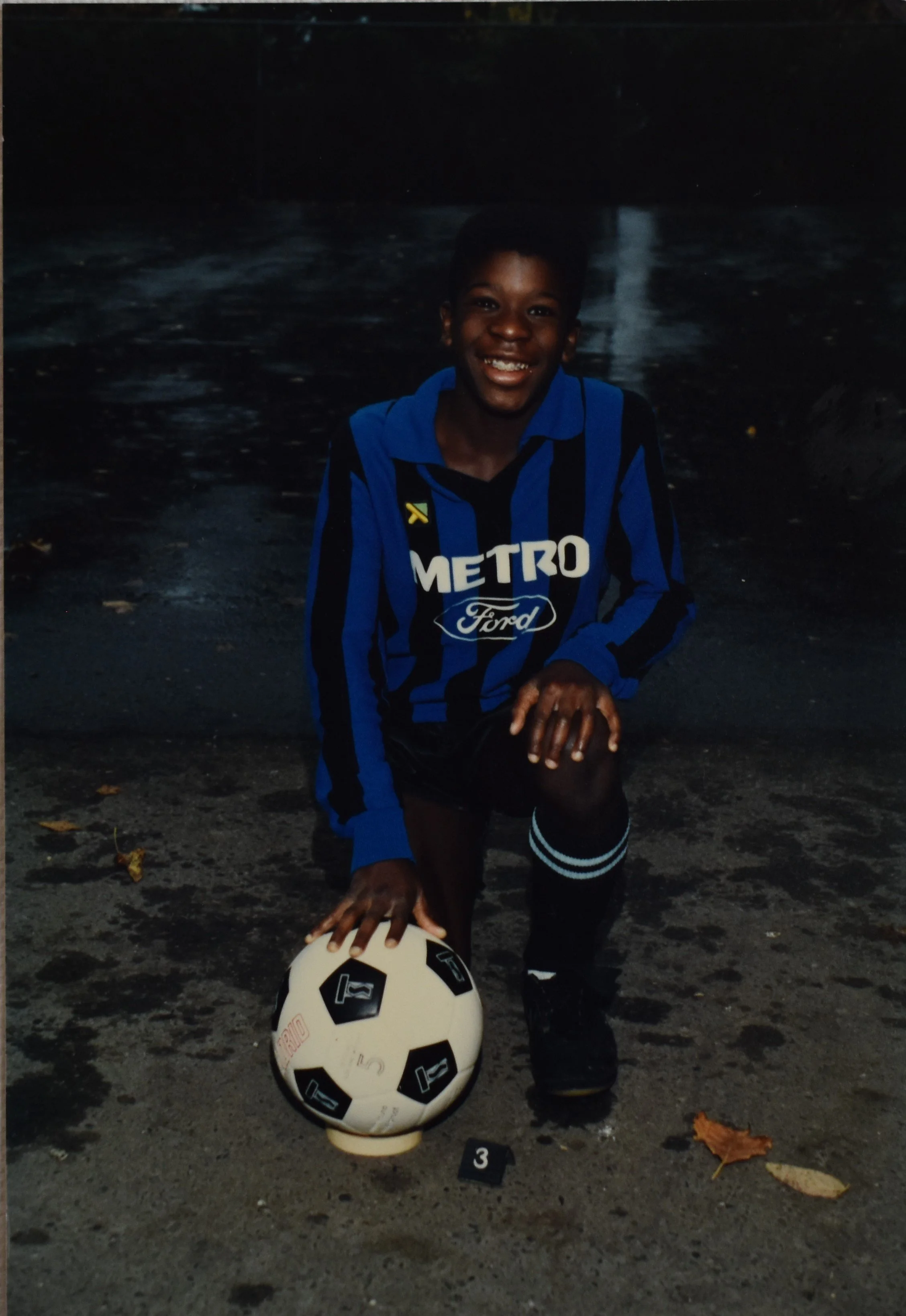 Ian playing for Metro-Ford soccer team in the 1990’s.