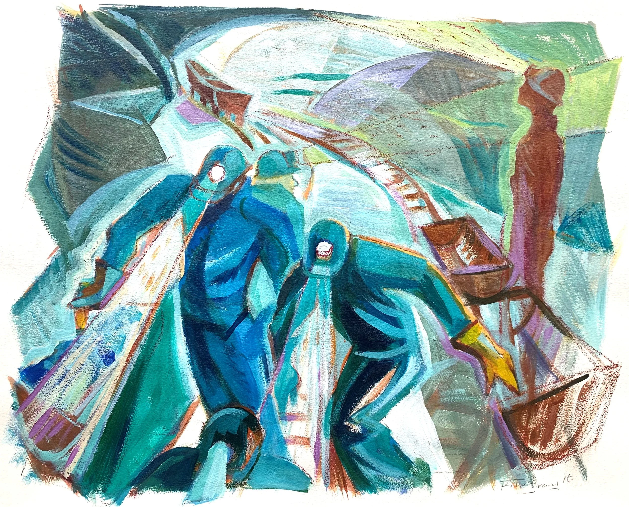 Underground #2, Ghost Miner by Richard Tetrault