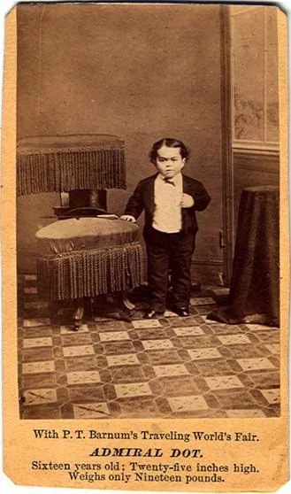 Admiral Dot cabinet card, 1873.
