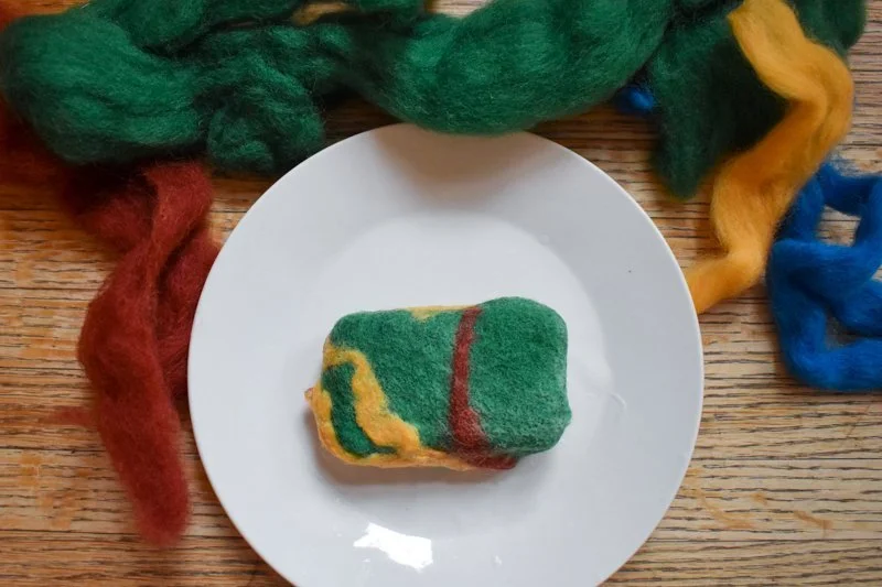 DIY Felted Soap