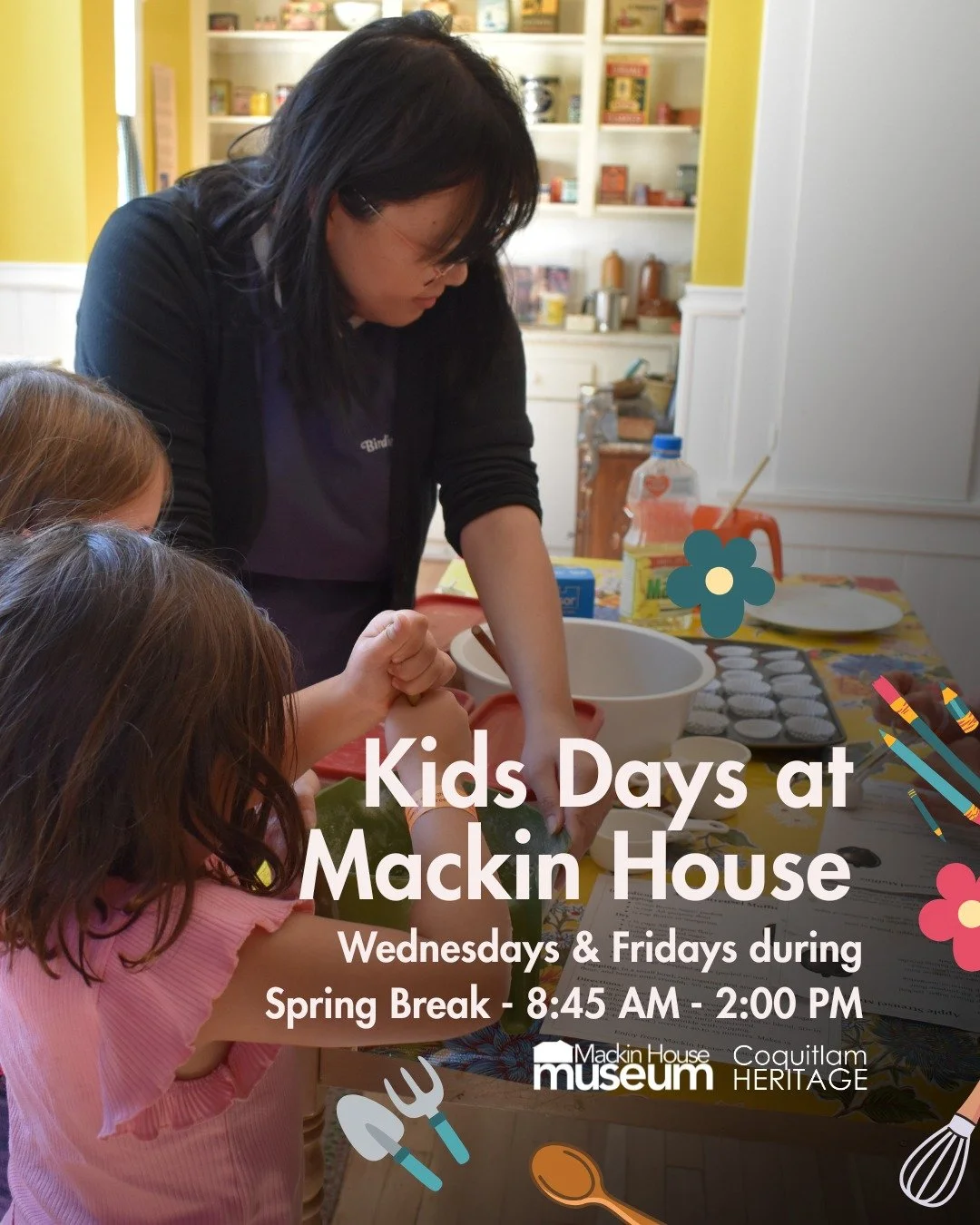 Join us for Kid Days at the Museum during Spring Break! These half-day camps will introduce kids to our historical train station and caboose, interact with artifacts, participate in heritage activites, and explore creativity through collaging and obs