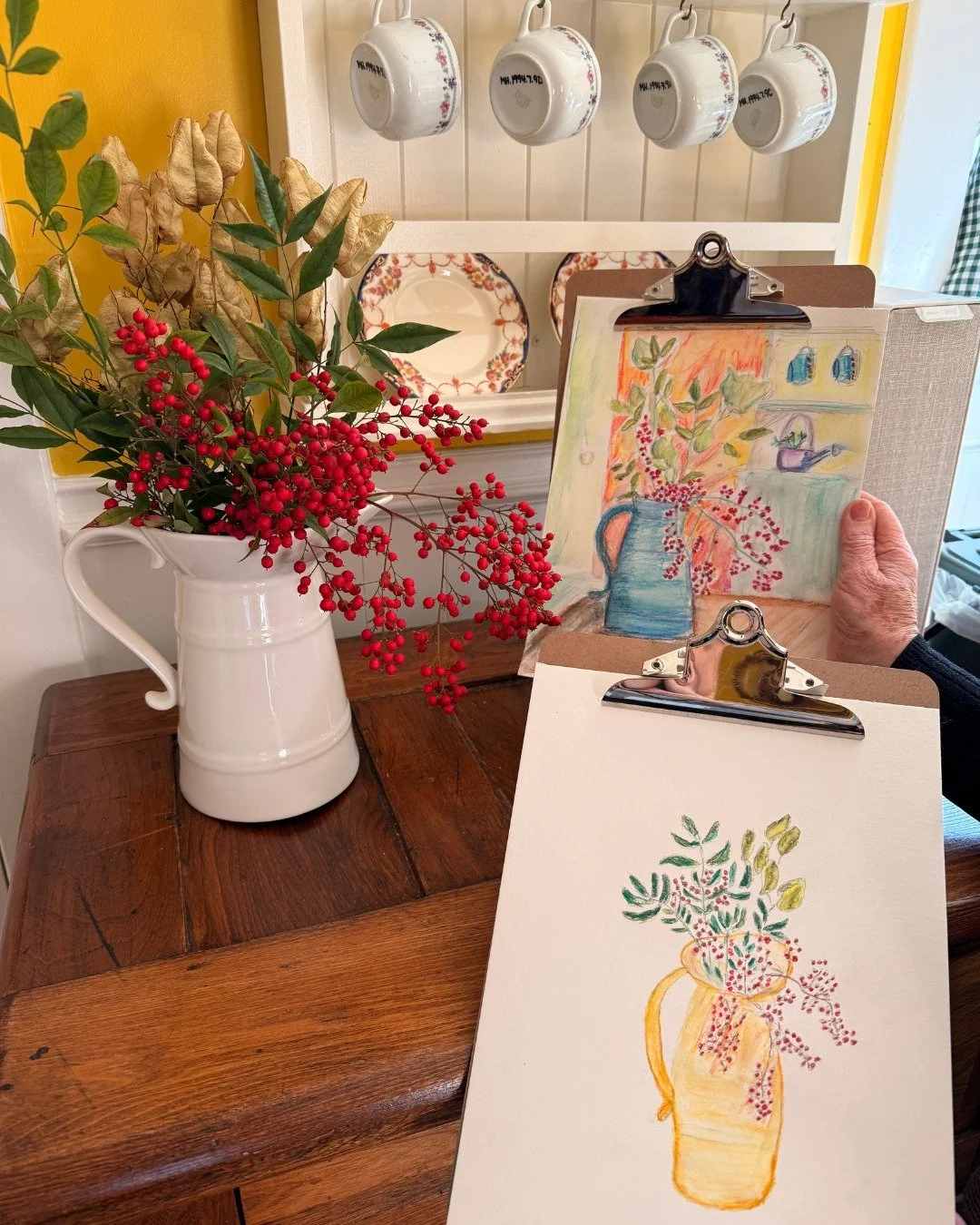 Tomorrow night, Mackin House Museum is hosting our second drop-in nature sketching session with Senior-in-Residence, Merril Hall! Participants will be guided on sketching local flowers and plants placed around the Museum &amp; also from our gardens. 