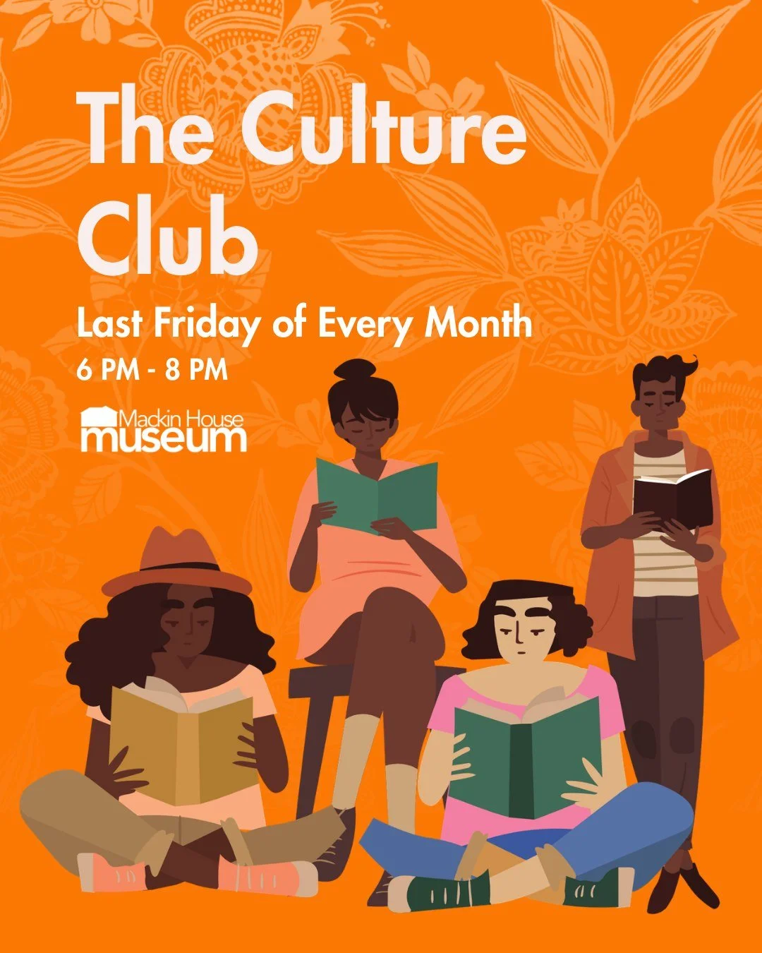 Join us each month as we discuss a novel, comic, movie, poem, or other media each rooted in themes of personal cultural heritage, anti-racism, and diversity. If you're looking for a fun way to spend Friday evenings, connect with community, or read a 