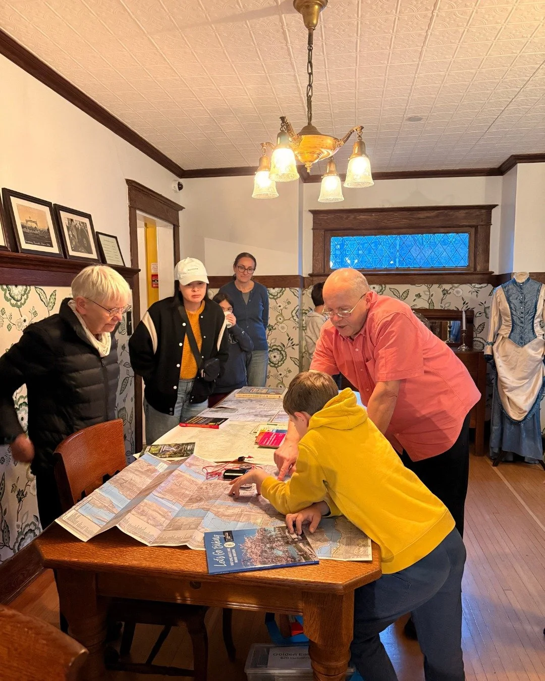 March was a busy month here around Mackin House Museum. With multiple workshops and events ranging from Games Night (in celebration of Community Games Month here in BC), Gelli-Plate Printing with our Senior in Residence, Merril Hall, and Map Making a