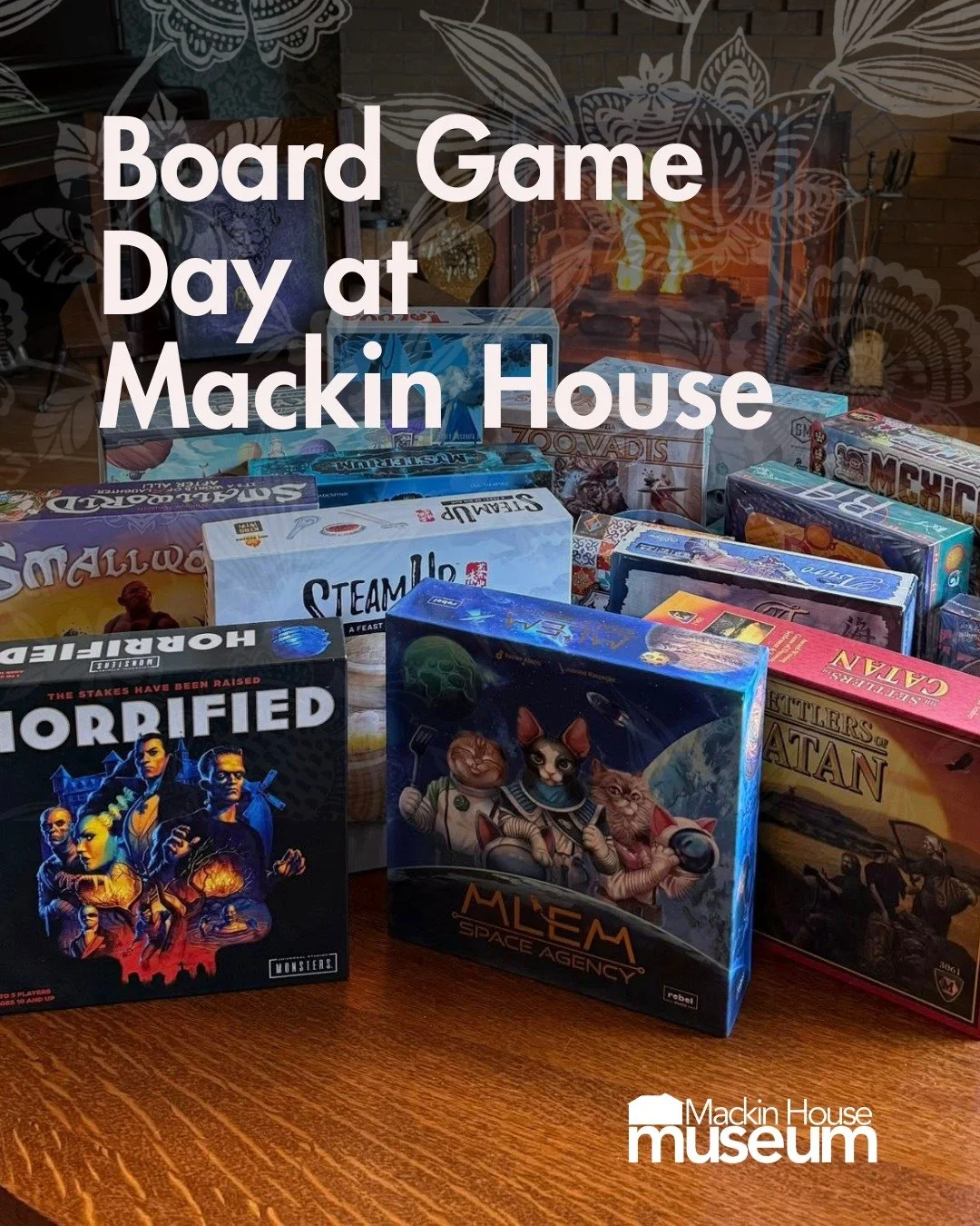 Join us at Mackin House Museum for a free game day of the wildly popular Blood on the Clock Tower

Hosted in collaboration with Board Games &amp; Tea, come have fun in this social deduction game at Coquitlam&rsquo;s historic house, and enjoy a taste 