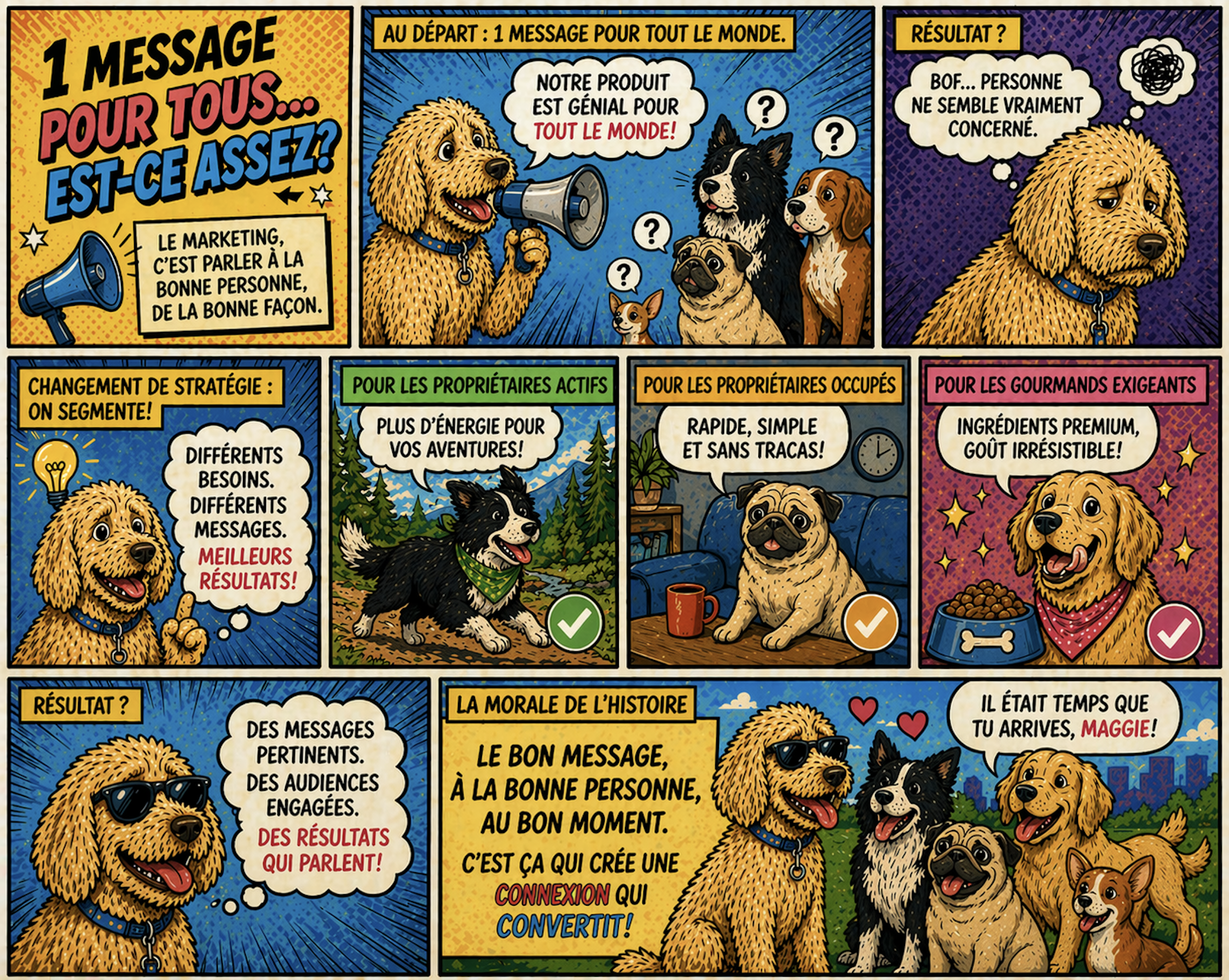 Un seul message pour tout le monde fonctionne rarement en marketing vidéo…