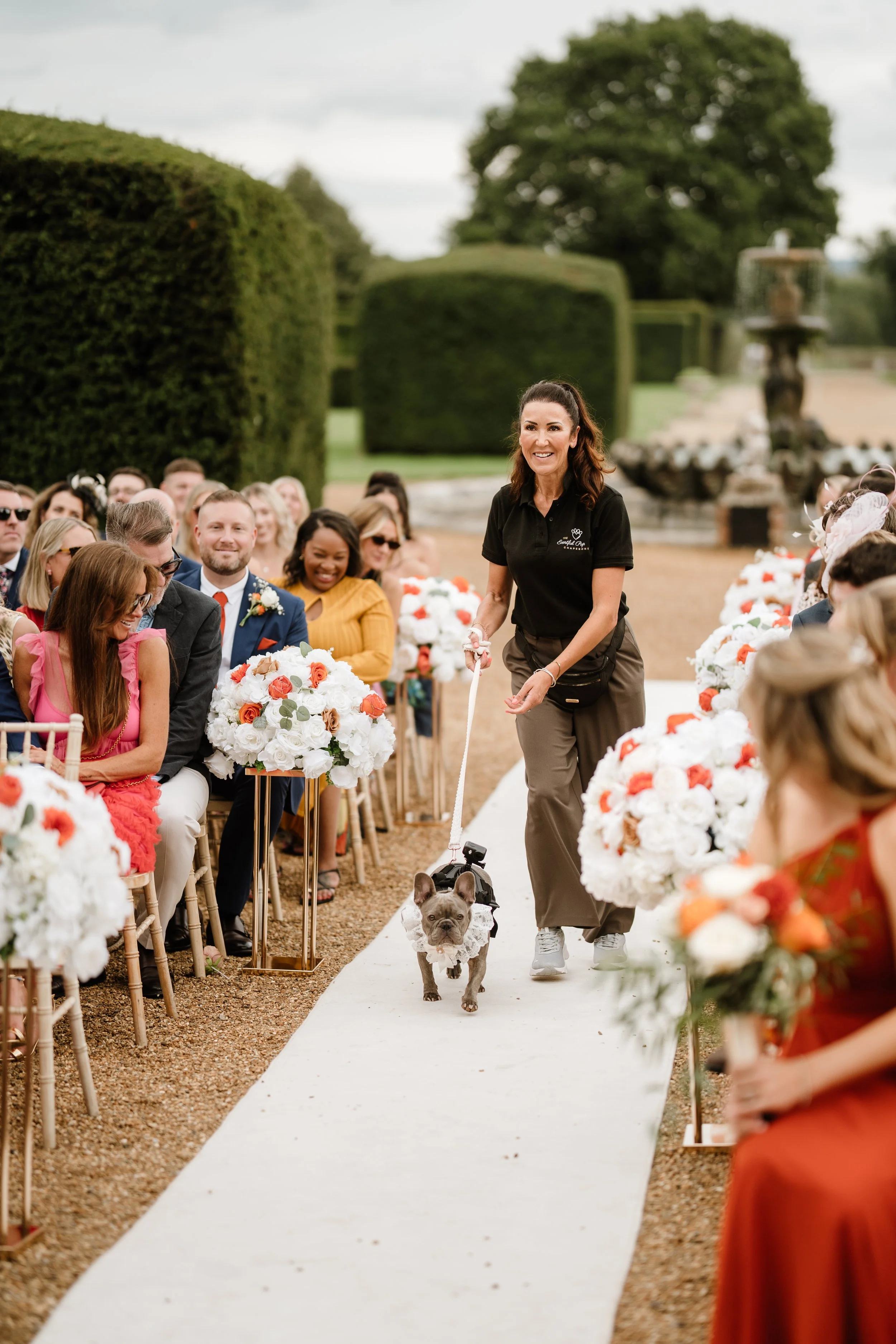 Ana at Eastwell Manor  - The Eventful Pup Wedding Dog Chaperone