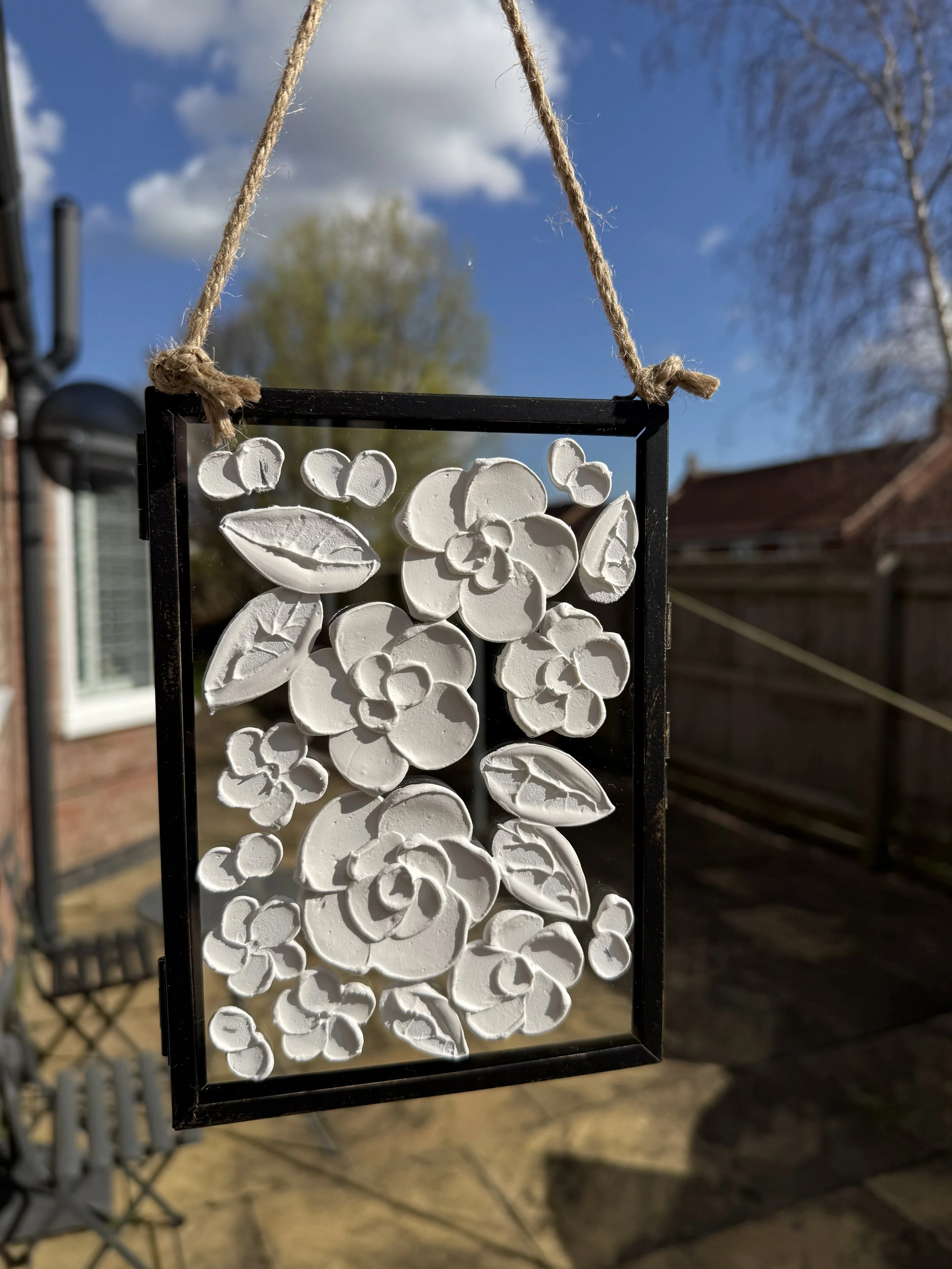 White Petals in the Window