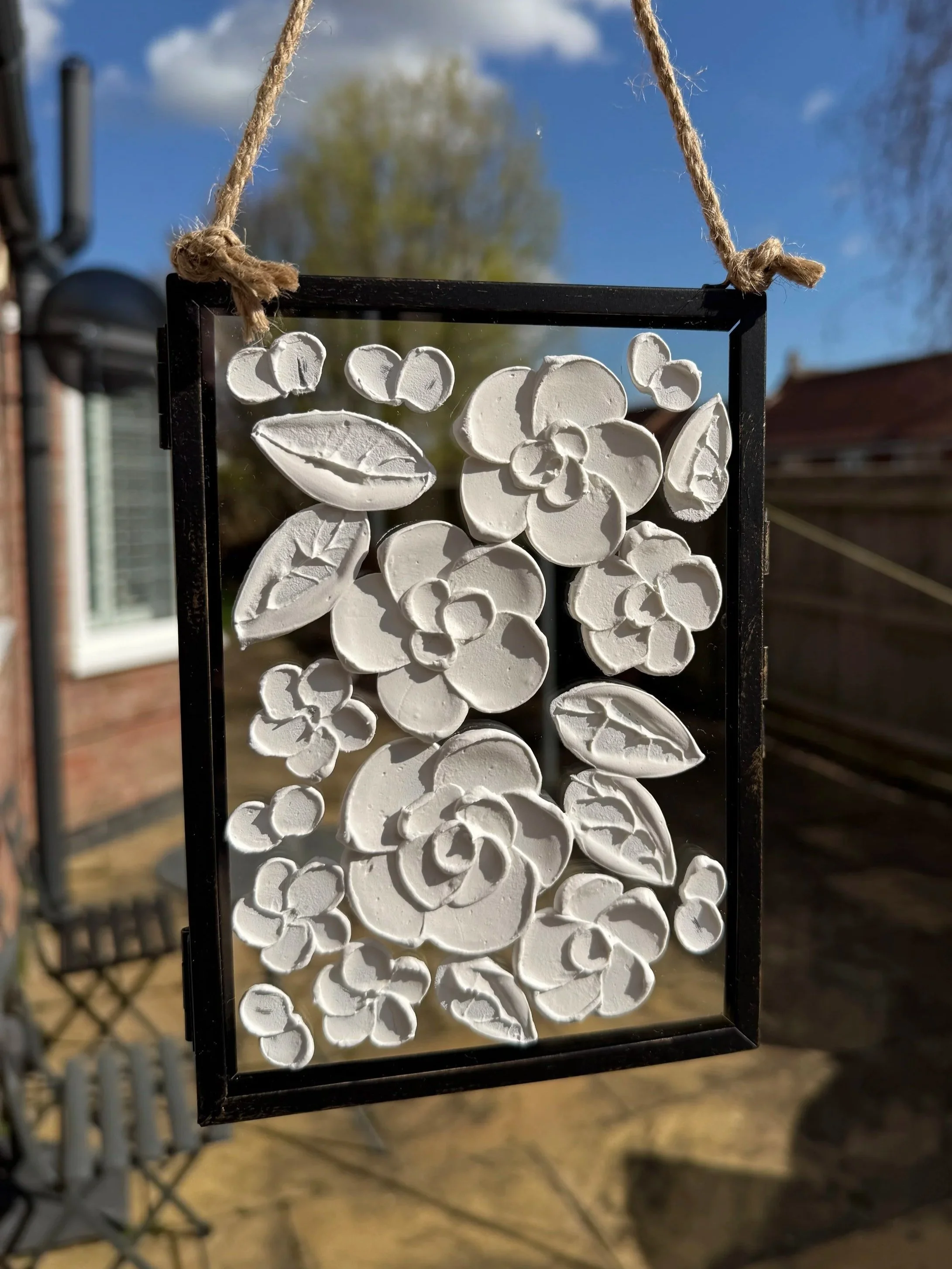 White Petals in the Window
