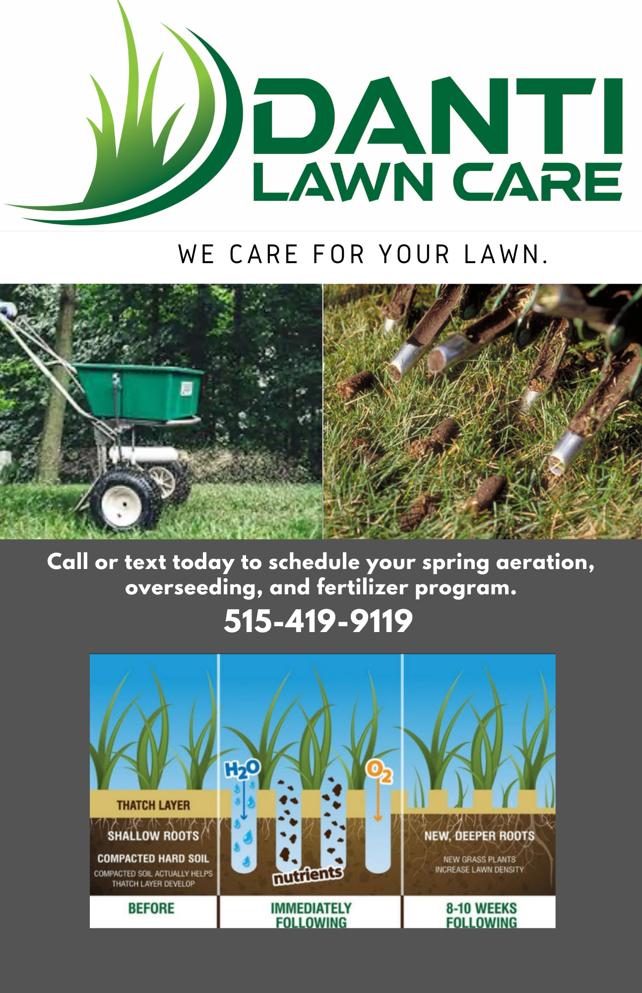 Green and Dark Plum Grass Lawn Care Flyer.png