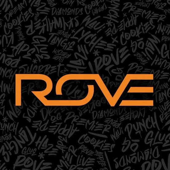 Rove Logo With Hip Background Text