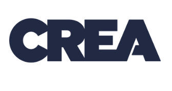 The CREATION logo in bold navy blue uppercase letters.