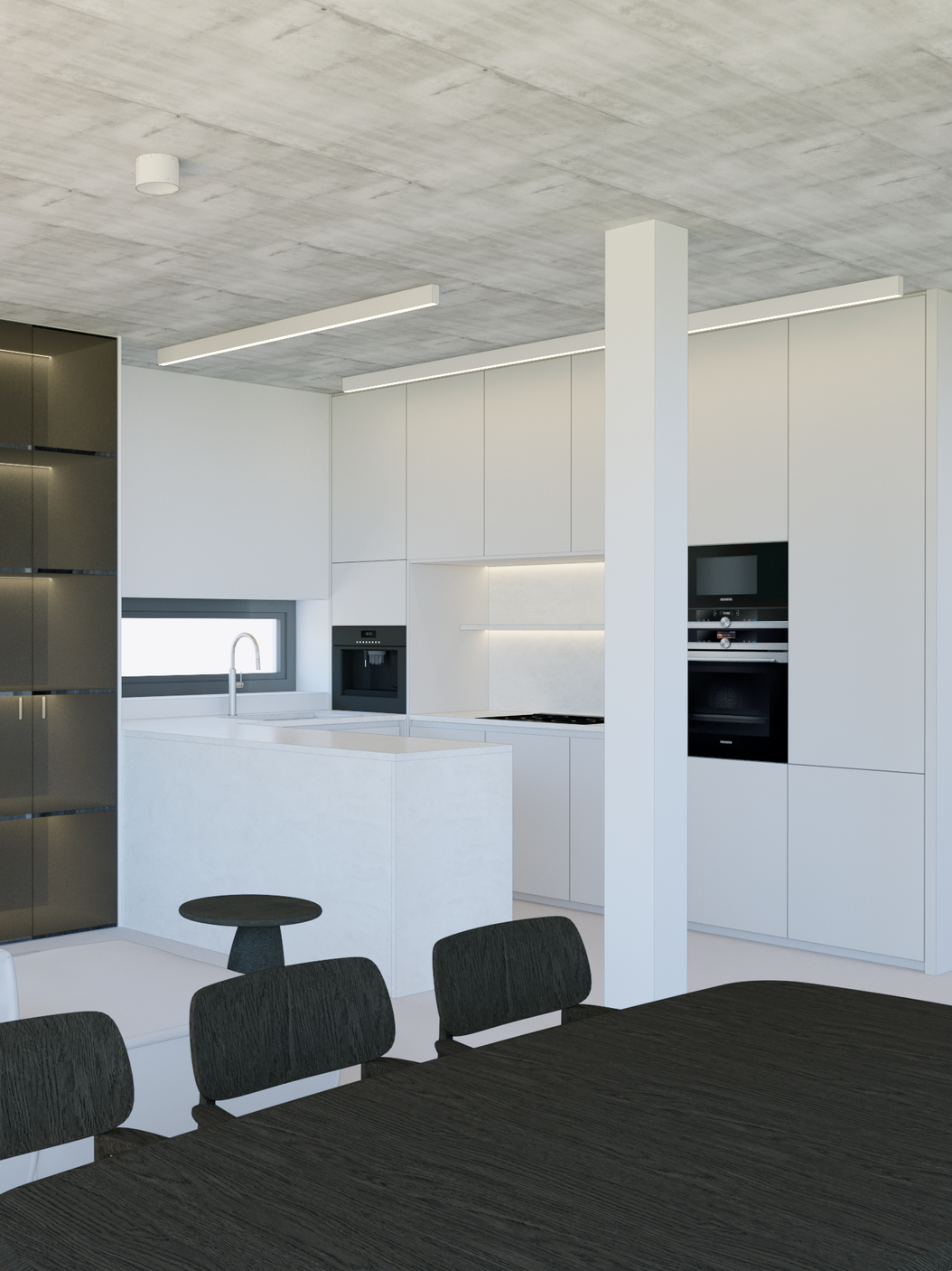 Interiér rodinného domu v Brně