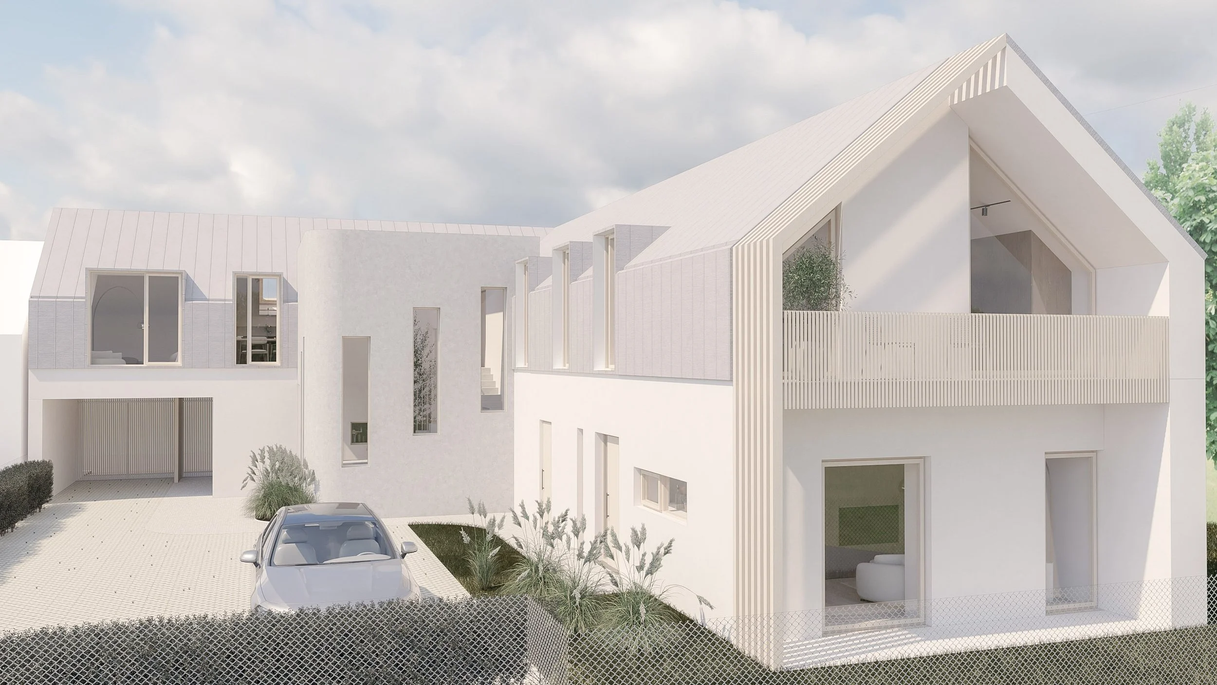 Nástavba podkroví rodinného domu - moderní architektonické řešení