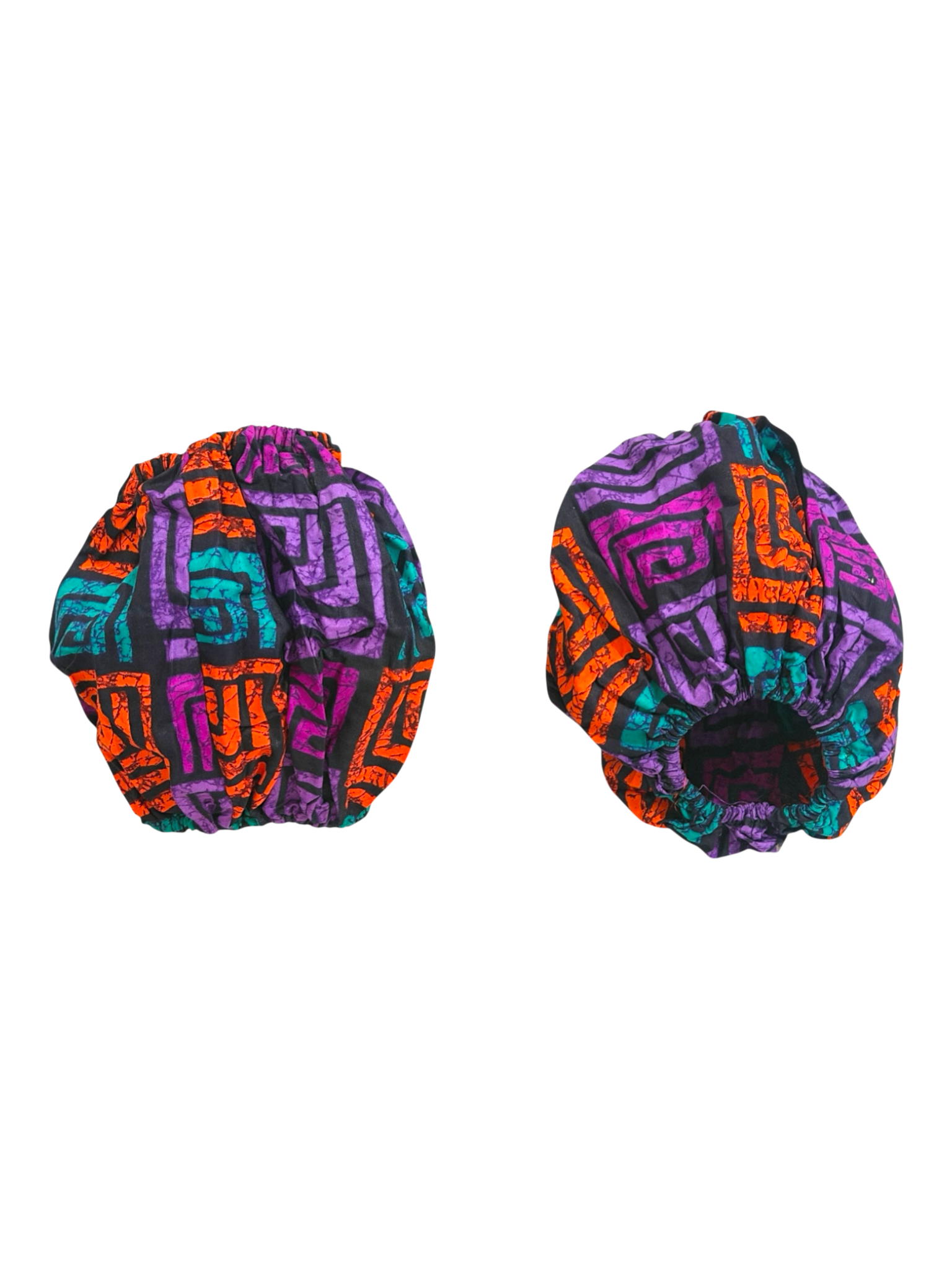 Lilac Ankara detachable sleeves.