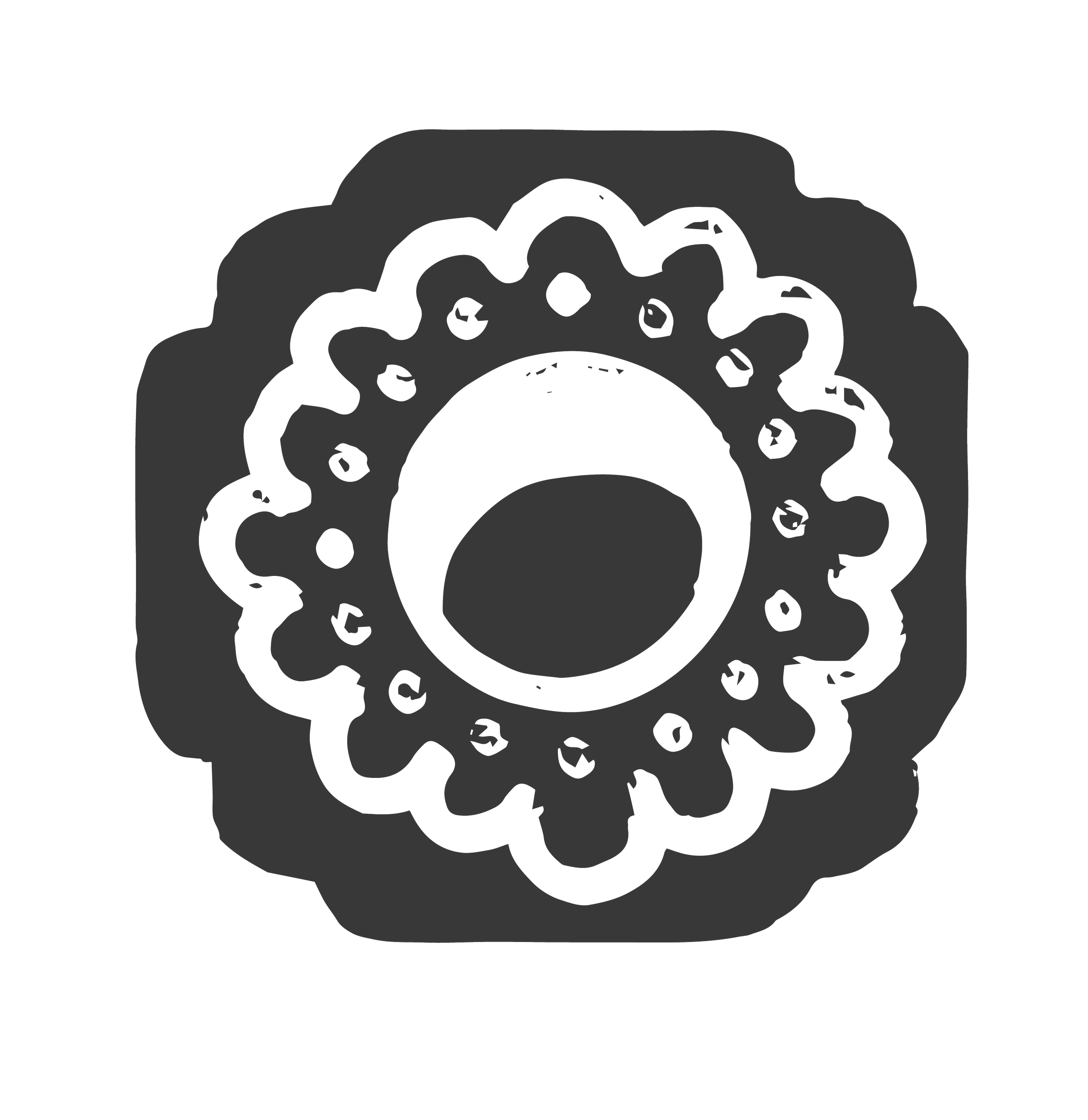 Abstract circular illustration accompanying the topic of life transitions and personal change.