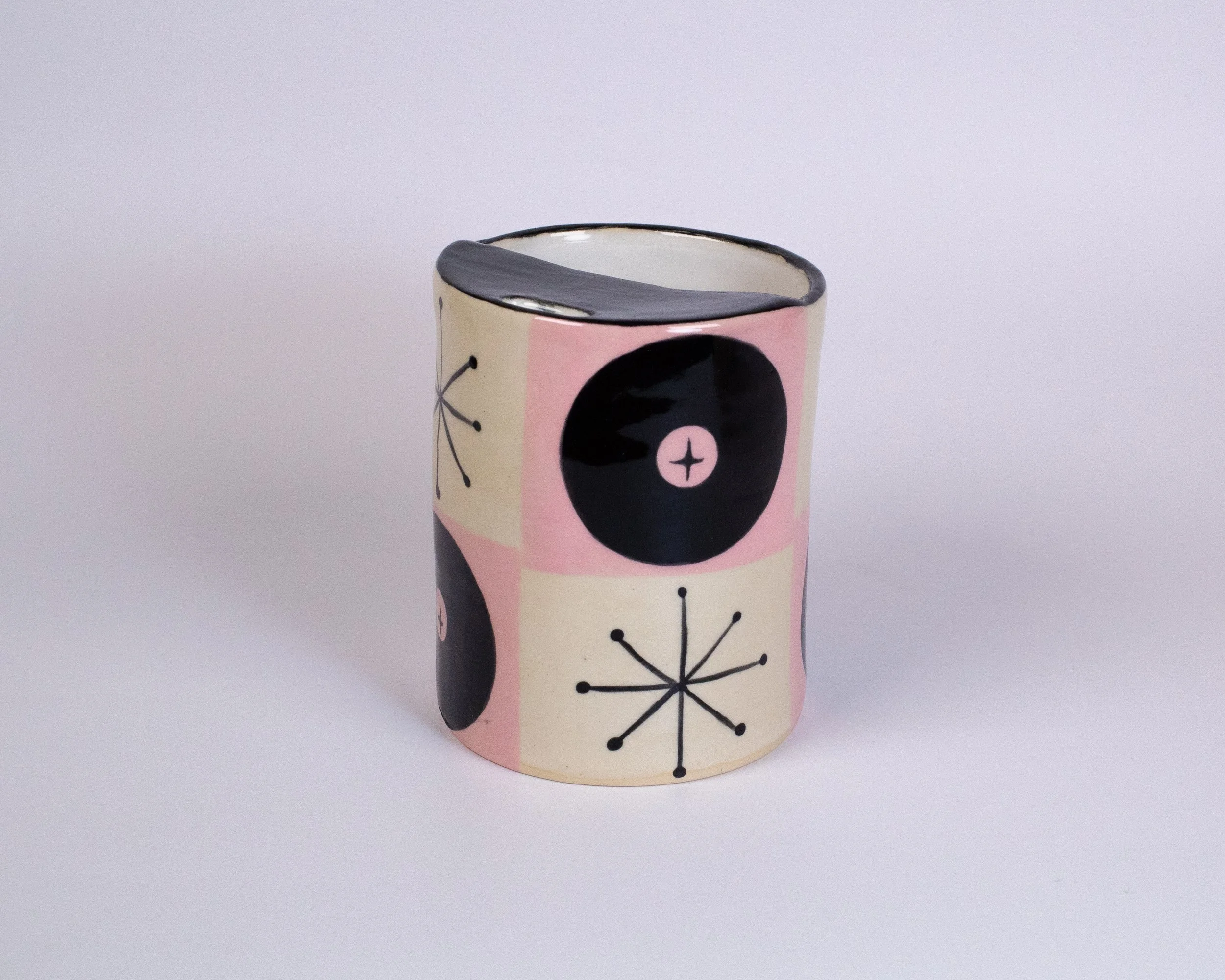 Small Pink Record Travel Cup