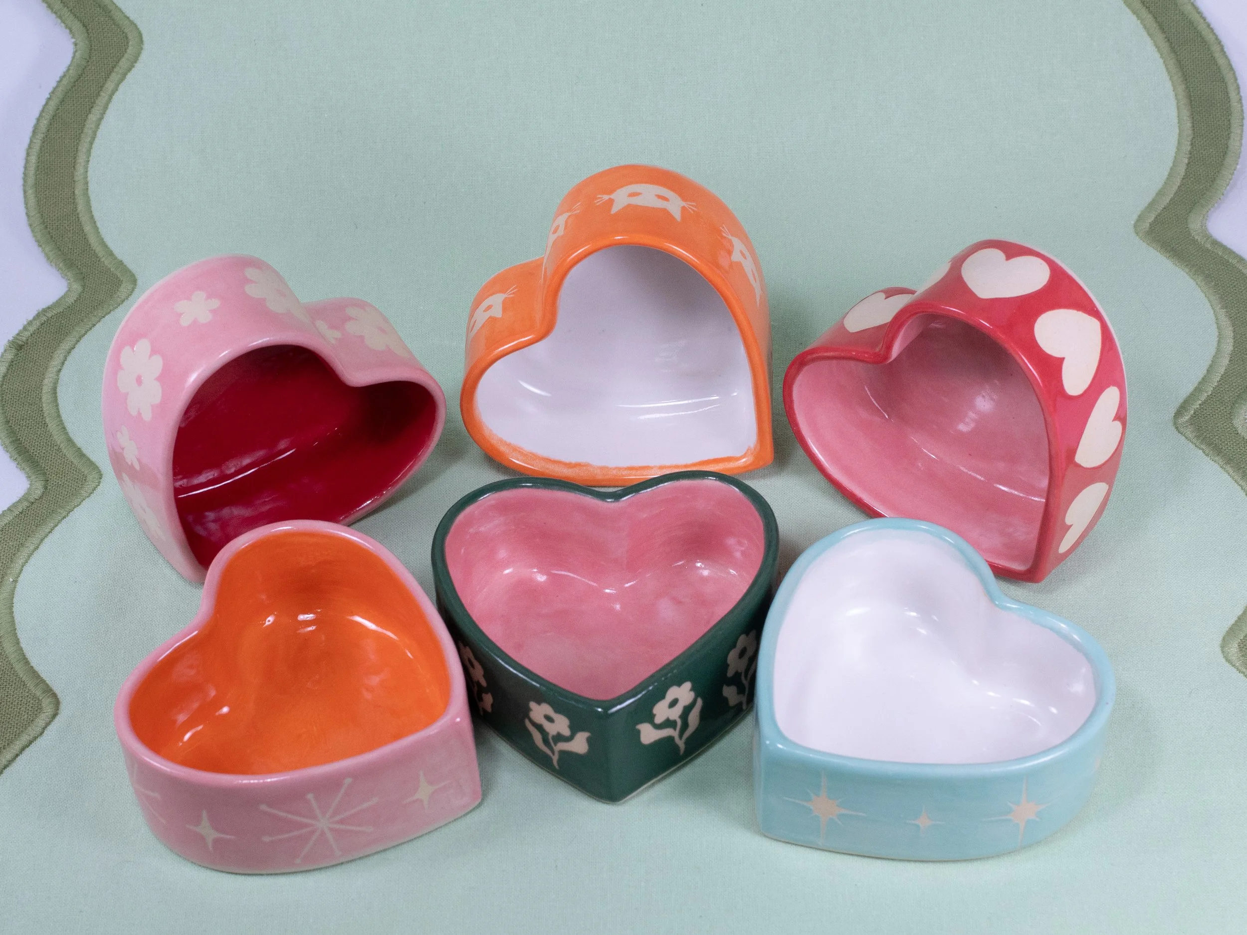 Heart Jewelry Dishes