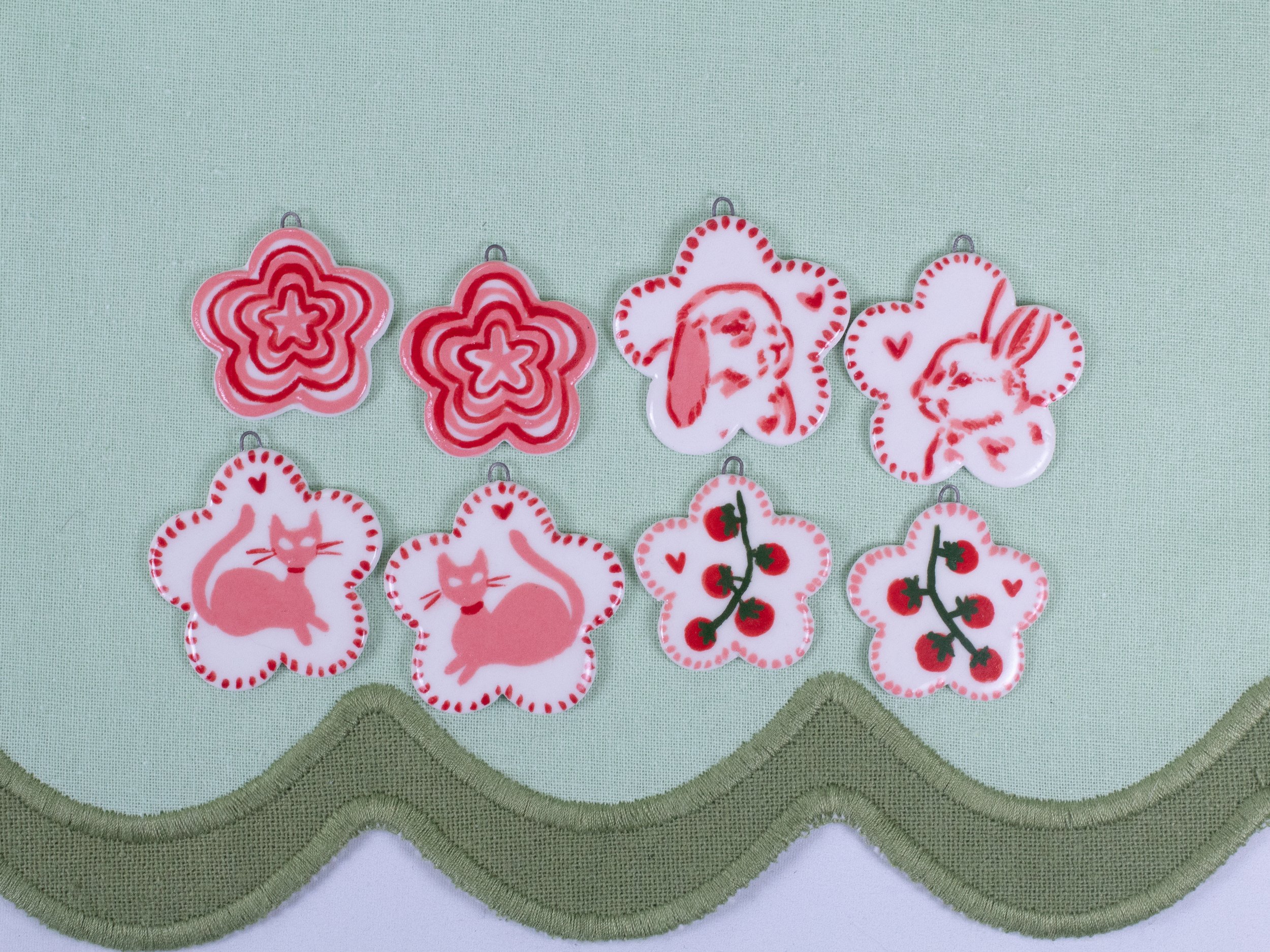 Flower-Shaped Earrings