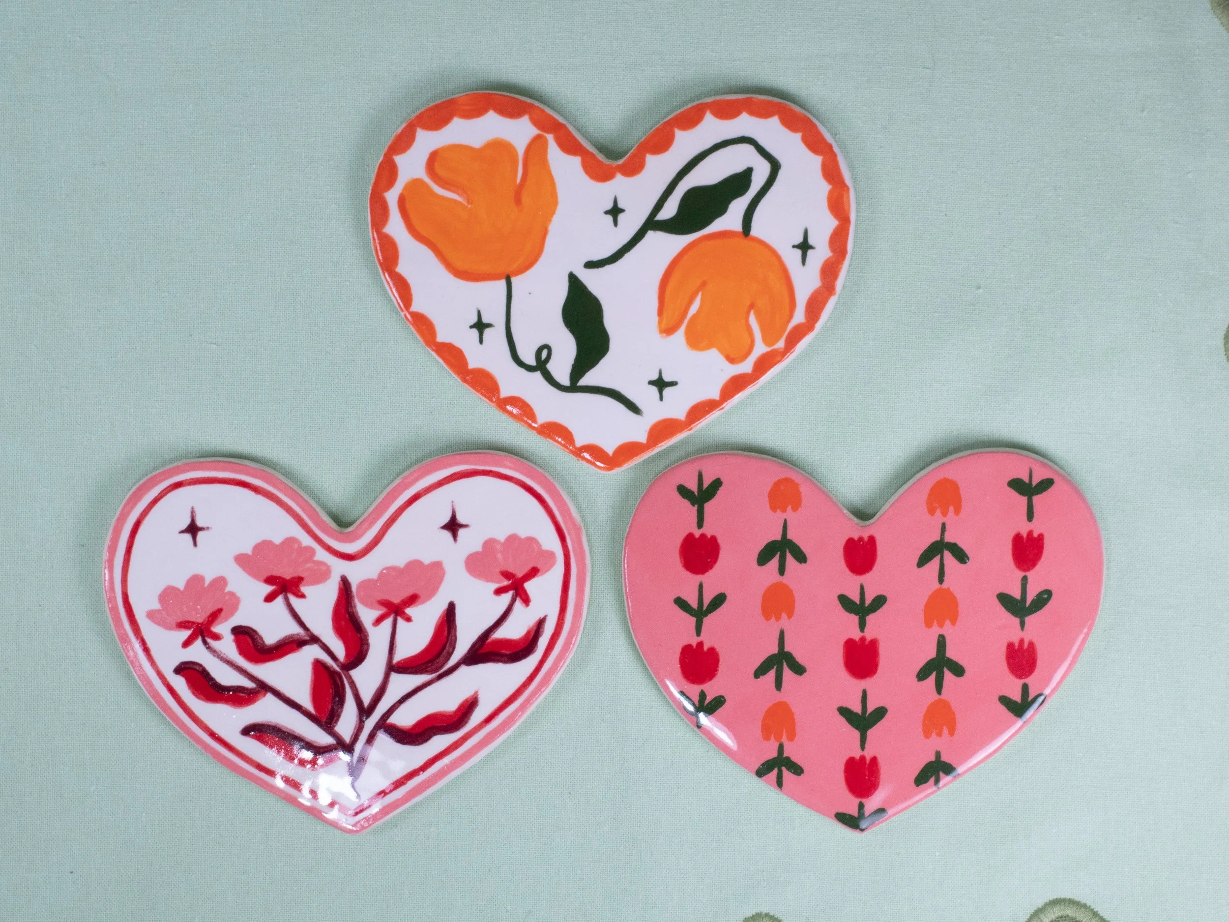 Heart Wall-Hanging Tiles